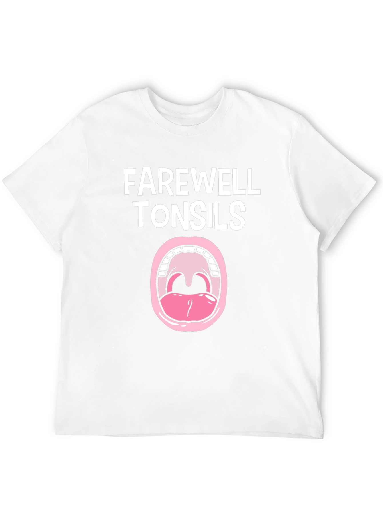 Farewell Tonsils Black Graphic Tee