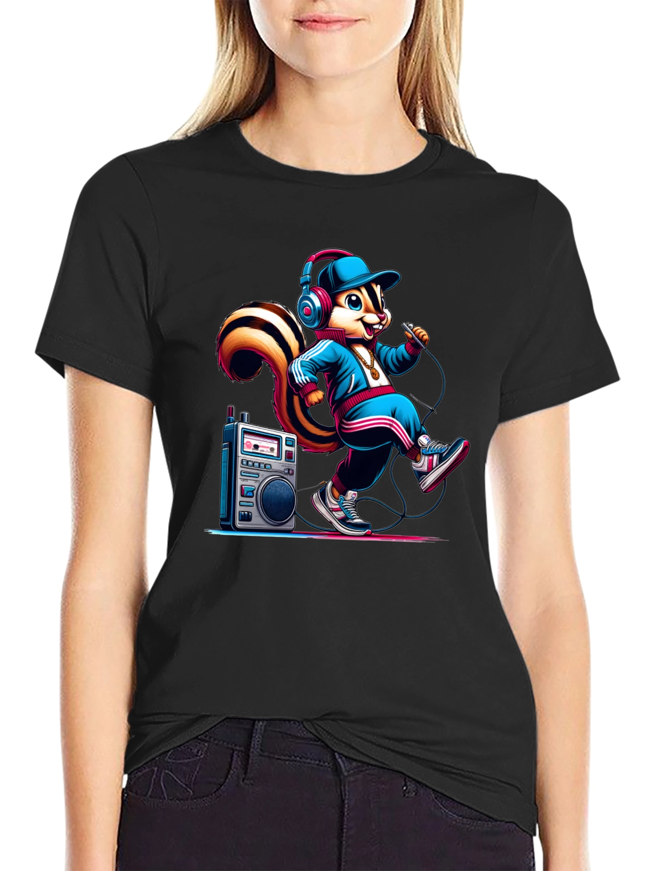 Rapper Squirrel Graphic Tee