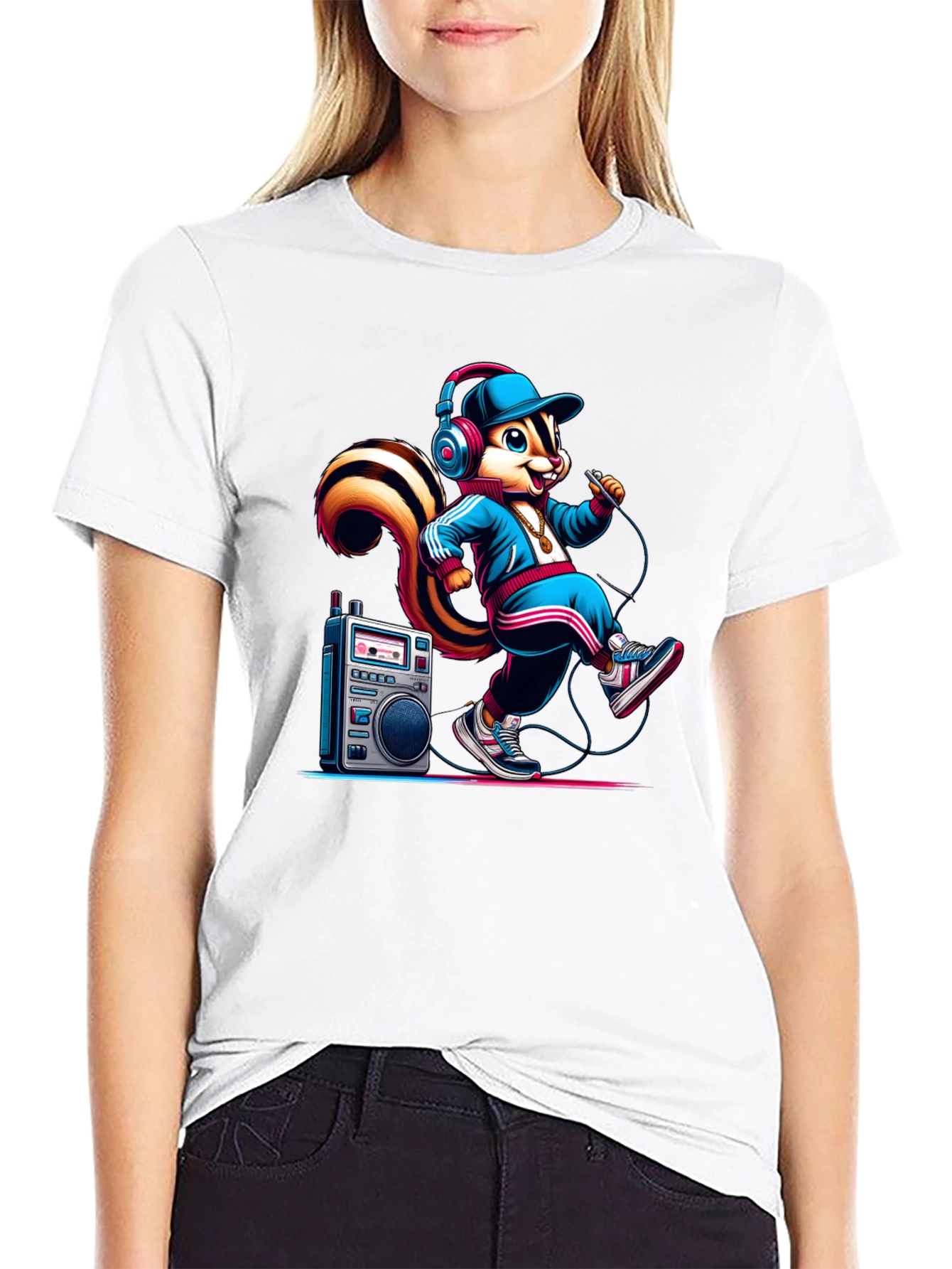 Rapper Squirrel Graphic Tee