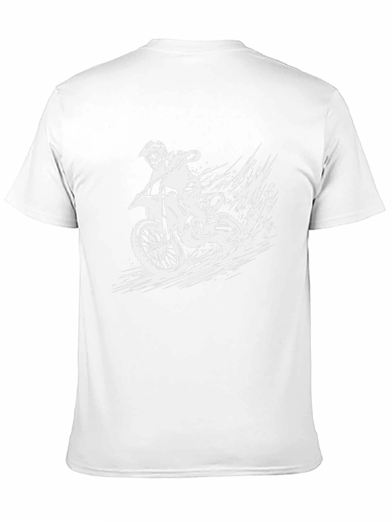 Motocross Rider Graphic Tee - Black