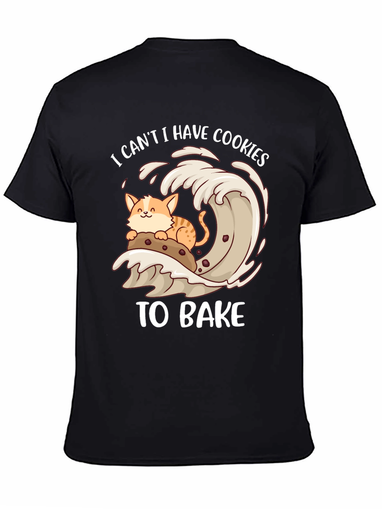 Cute Cat Baking Cookies T-Shirt
