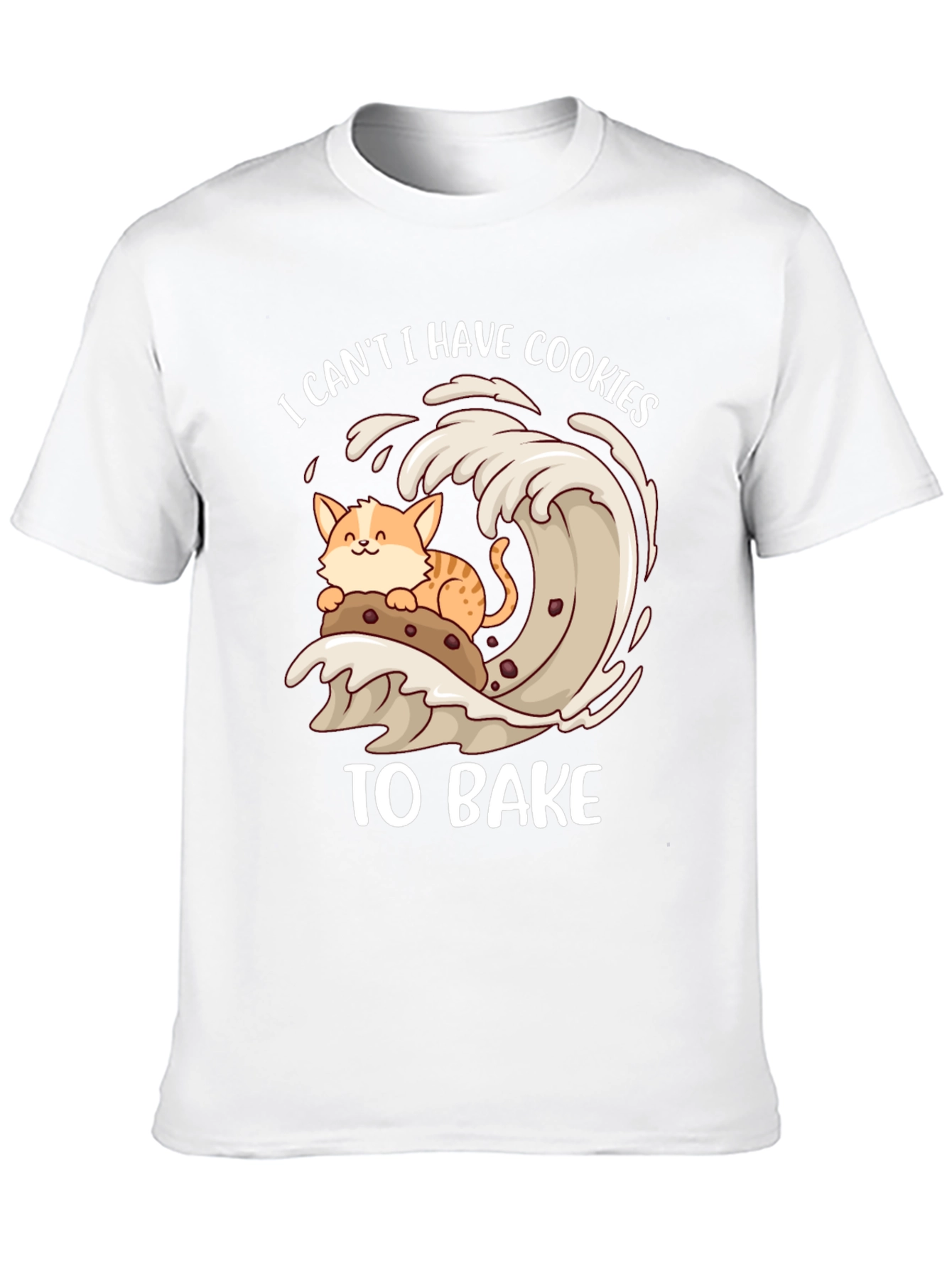 Cute Cat Baking Cookies T-Shirt