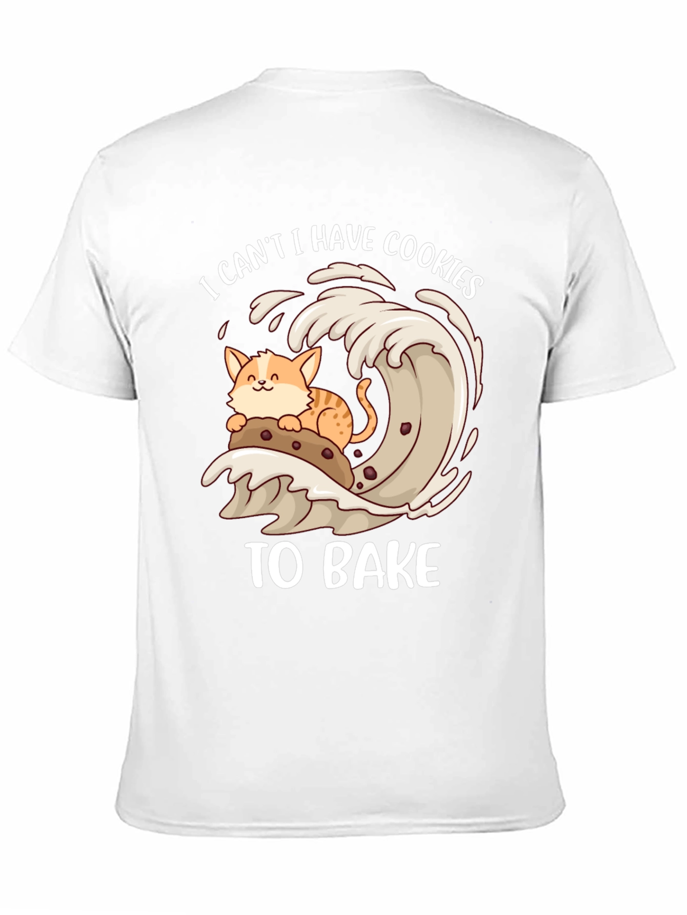 Cute Cat Baking Cookies T-Shirt