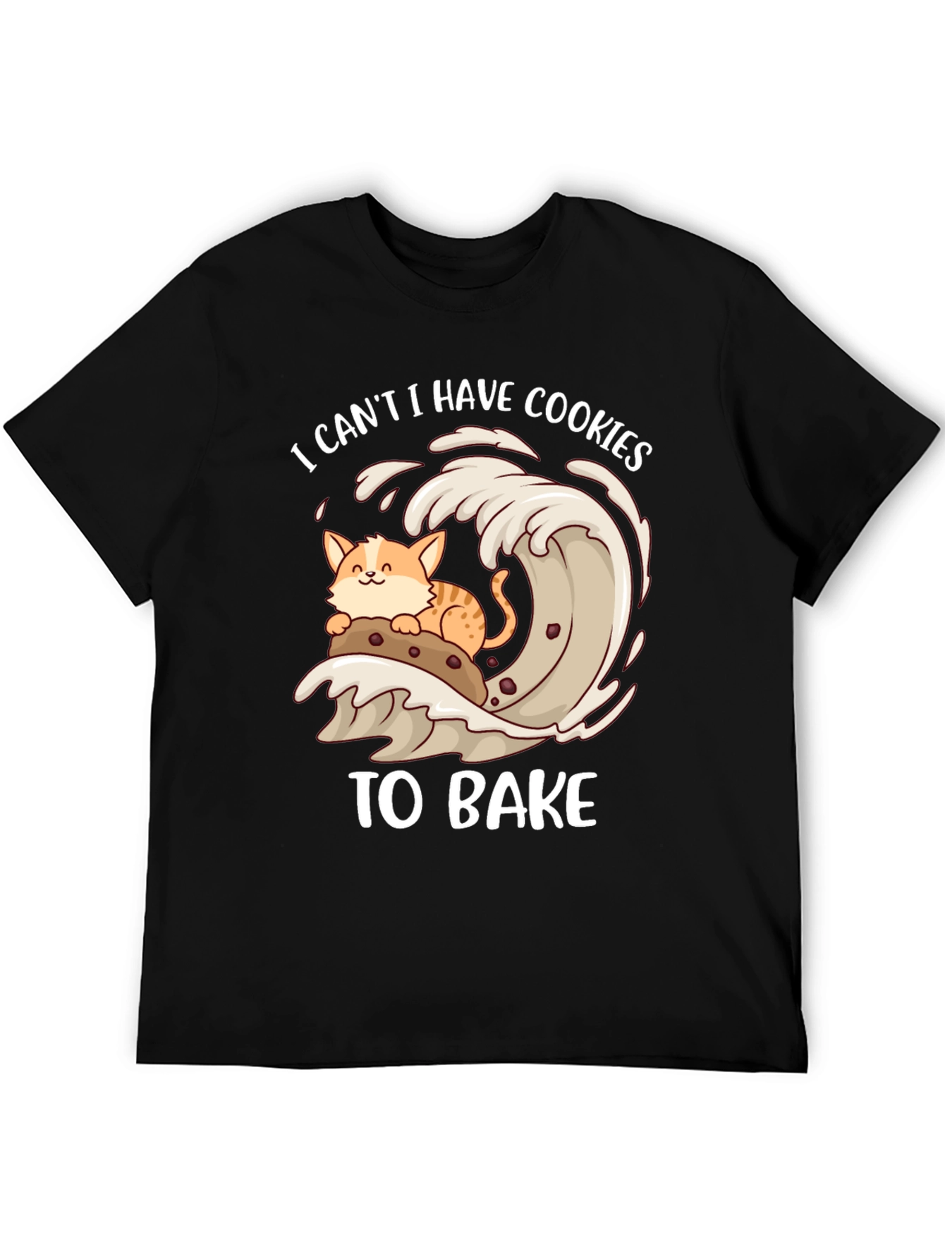 Cute Cat Baking Cookies T-Shirt