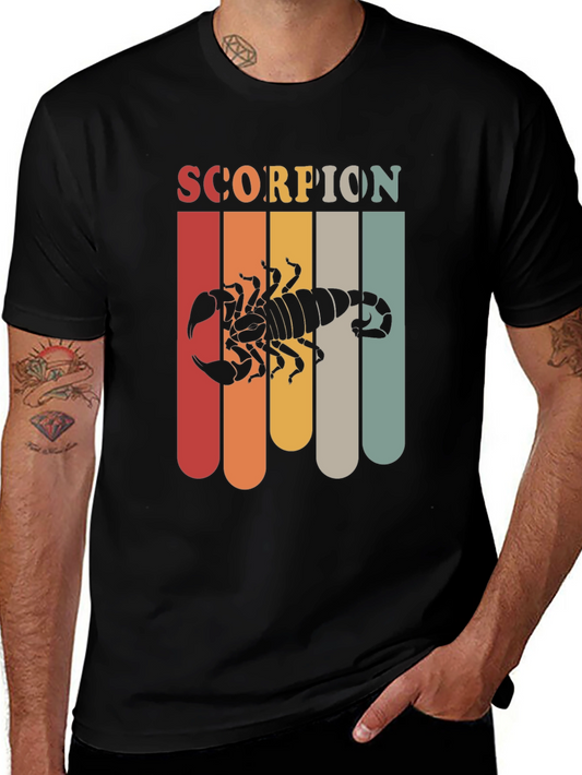 Vintage Scorpion Graphic Tee - Retro Style