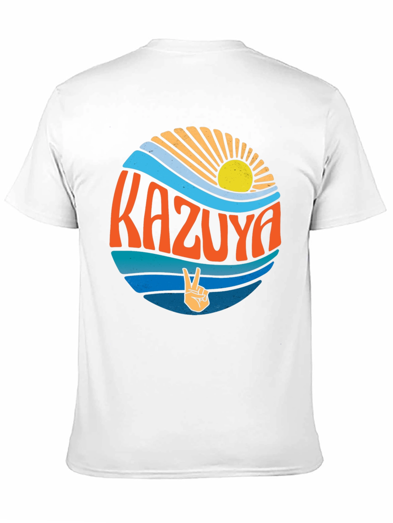 Kazuya Graphic Tee - Retro Style Summer Vibes