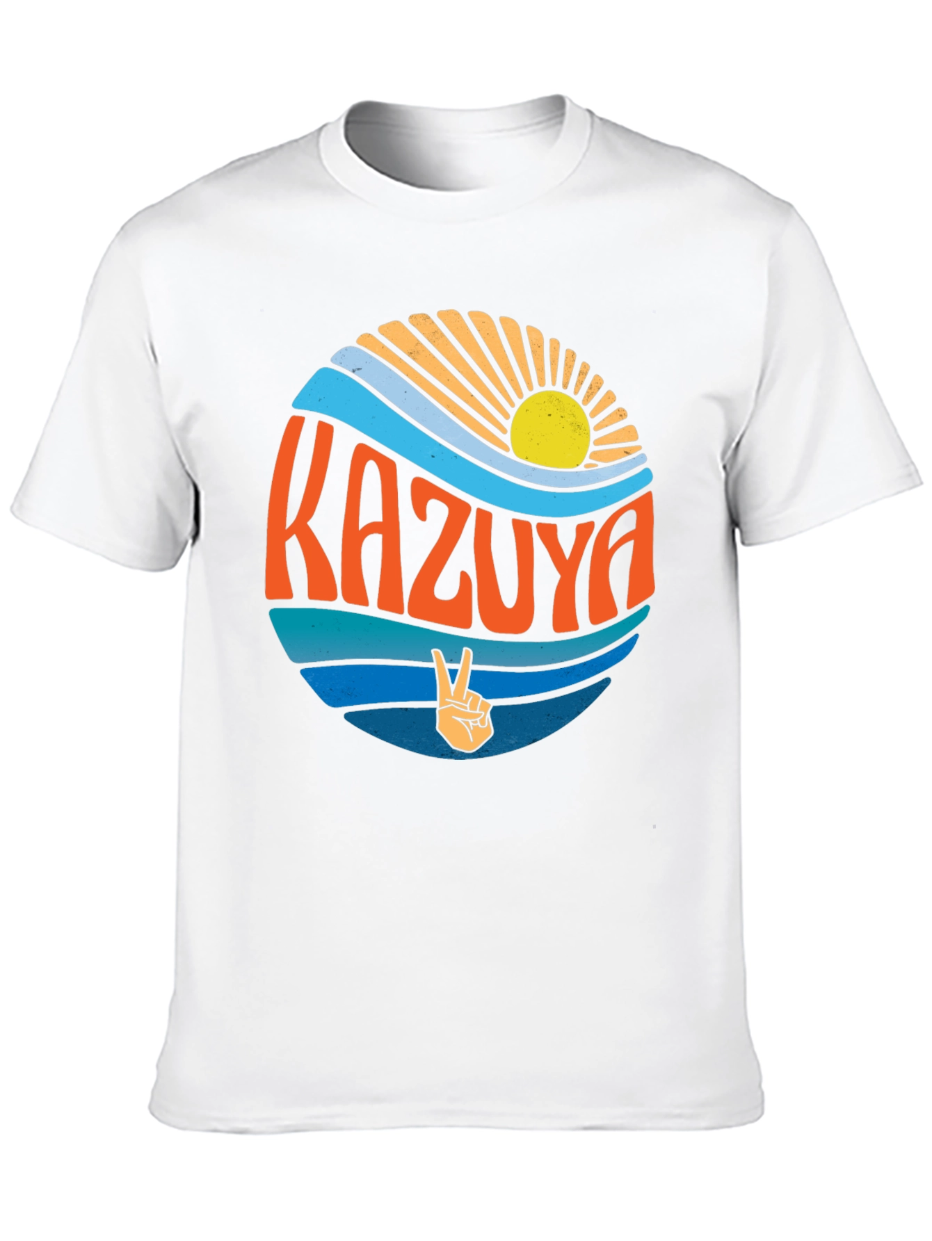 Kazuya Graphic Tee - Retro Style Summer Vibes