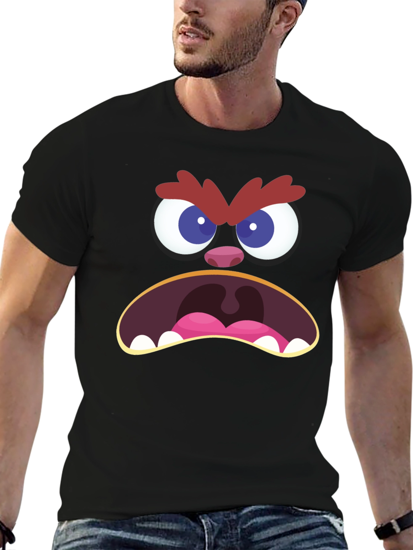 Angry Monster Face T-Shirt