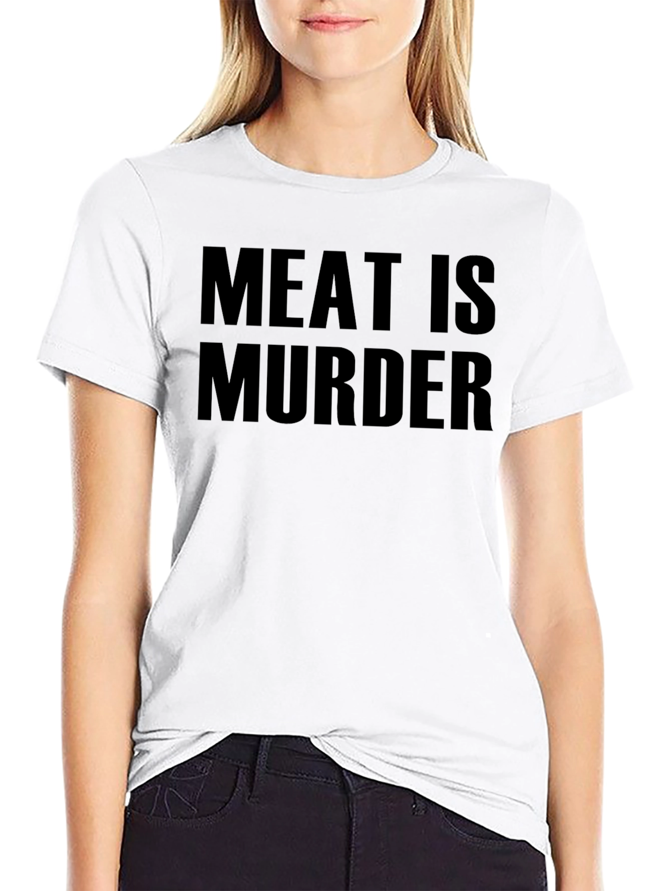 Meat is Murder T-Shirt - Vegan Activist Tee