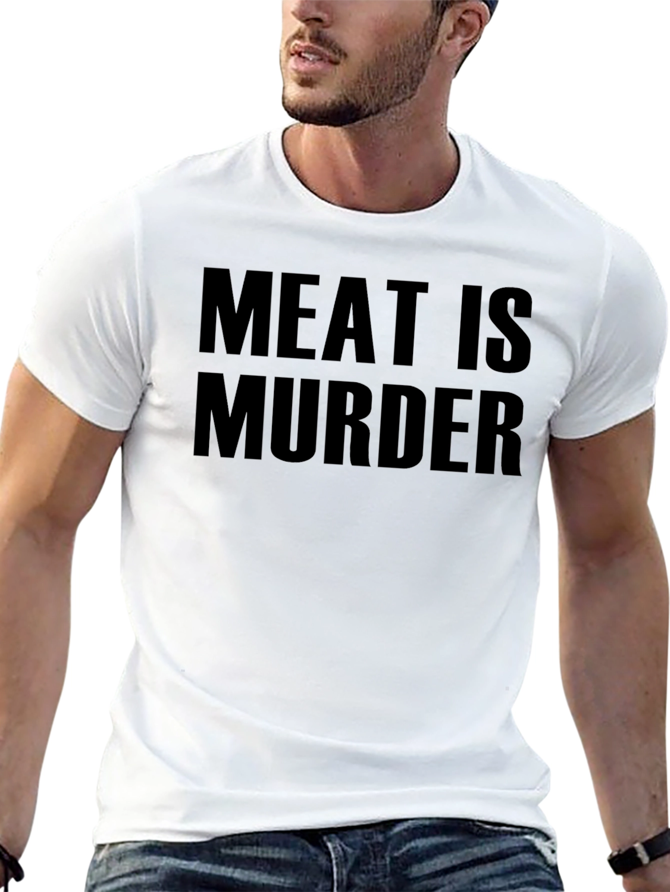 Meat is Murder T-Shirt - Vegan Activist Tee