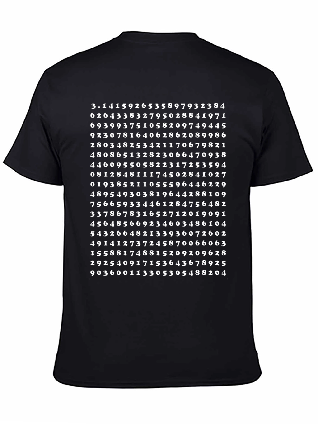 Pi Digits Tee - Geeky Number Shirt