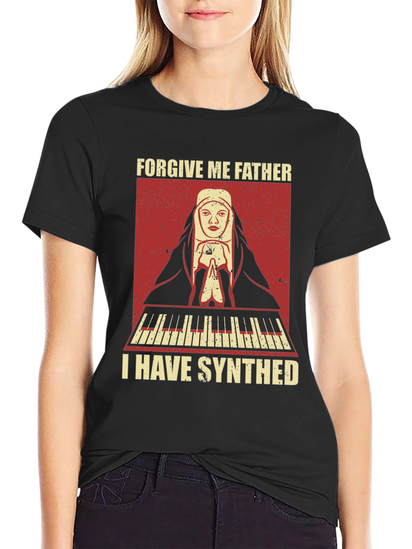 Forgive Me Father I Have Synthed T-Shirt