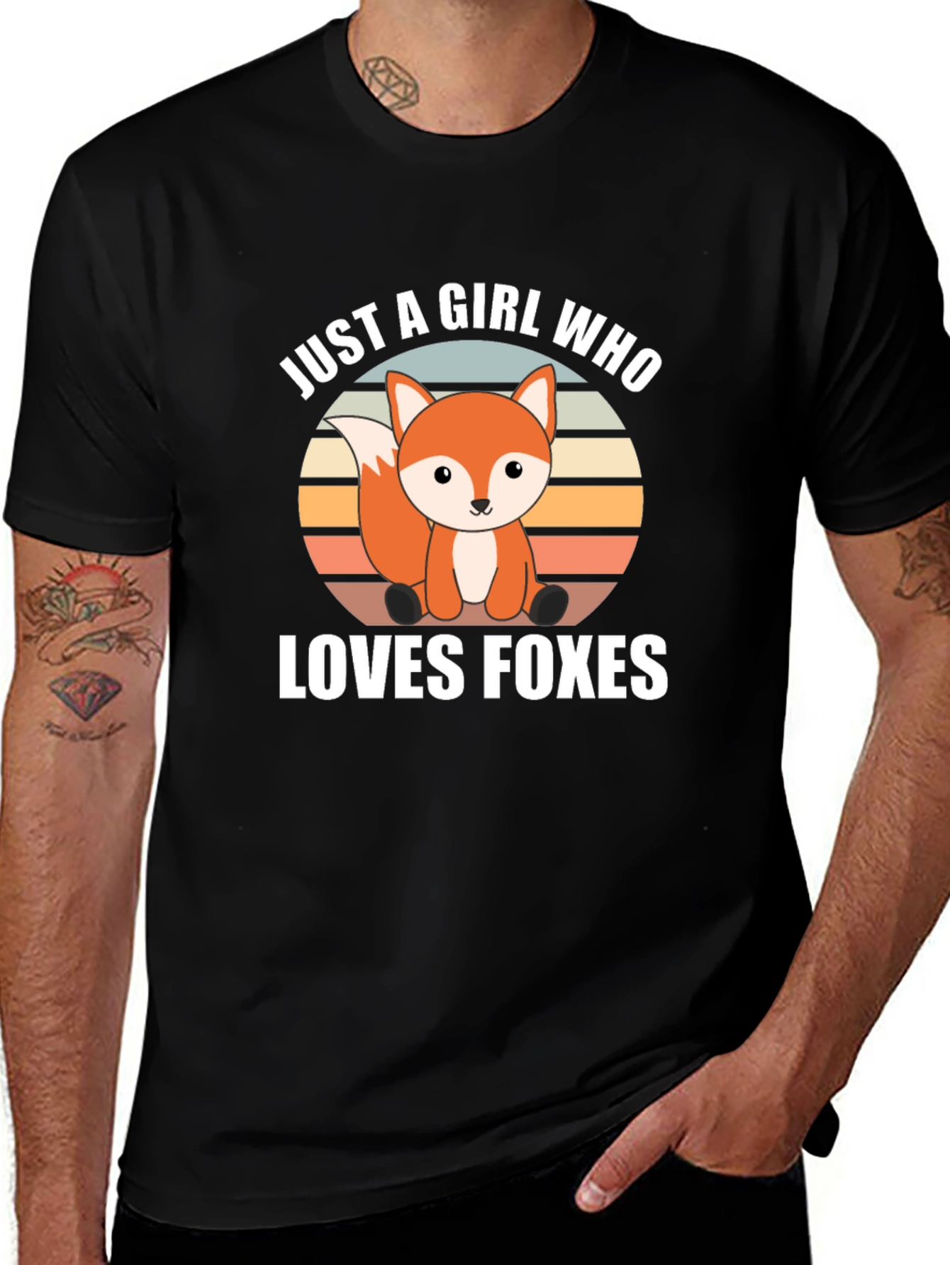 Just A Girl Who Loves Foxes T-Shirt