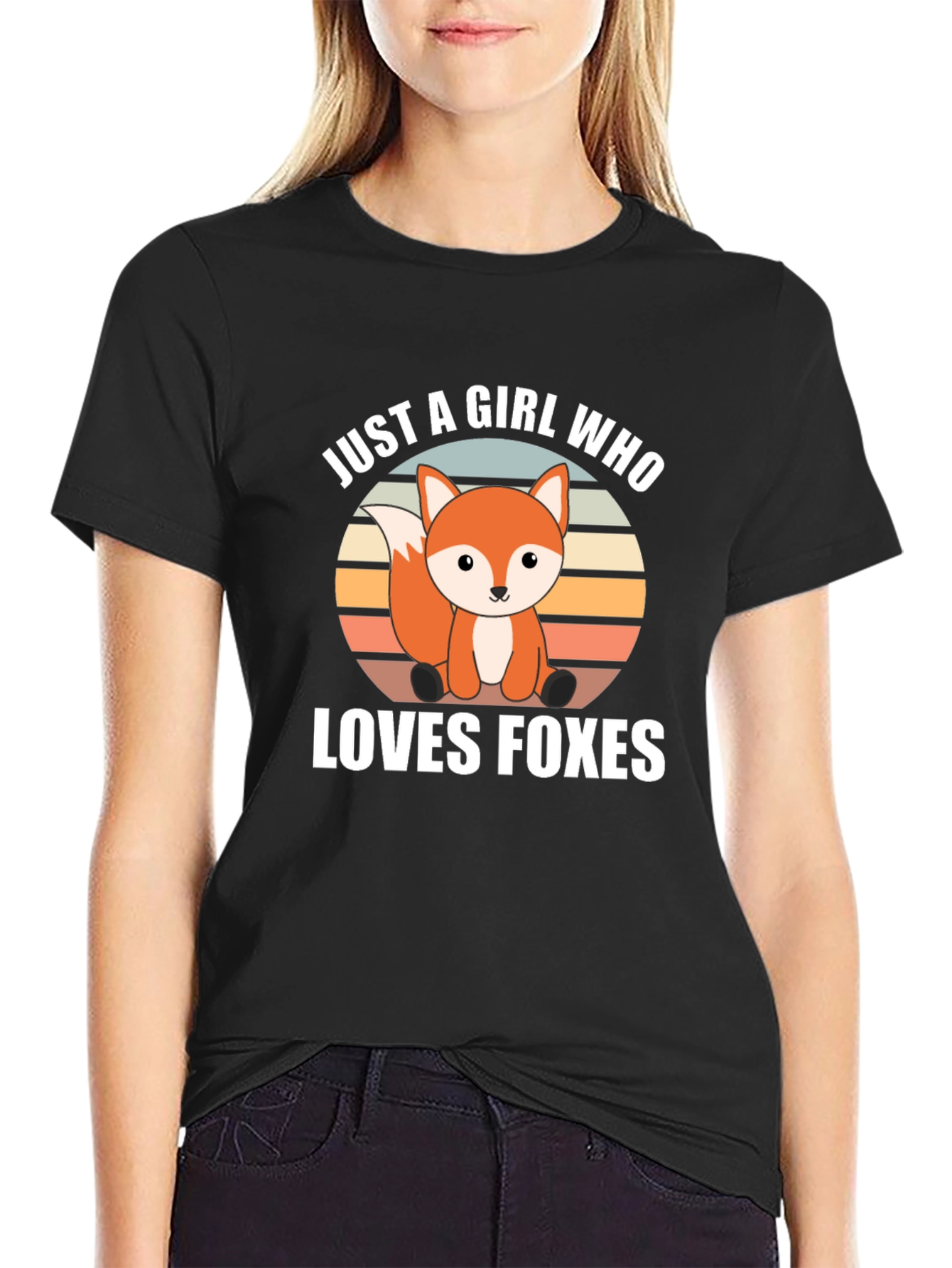 Just A Girl Who Loves Foxes T-Shirt