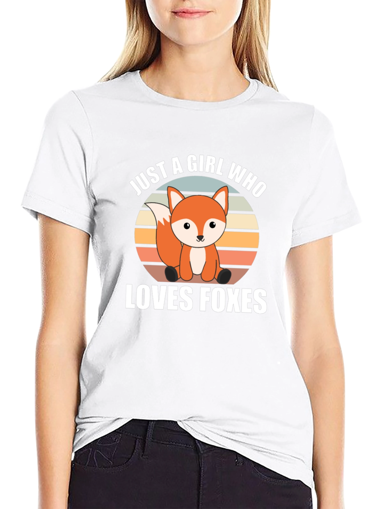 Just A Girl Who Loves Foxes T-Shirt