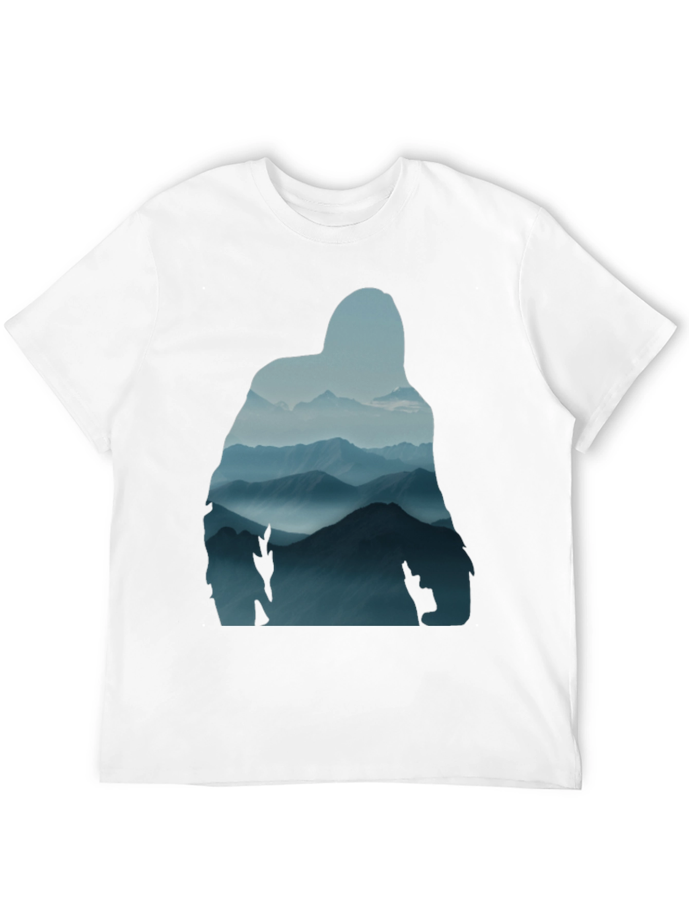 Mountain Silhouette Graphic Tee - Nature Lovers Shirt