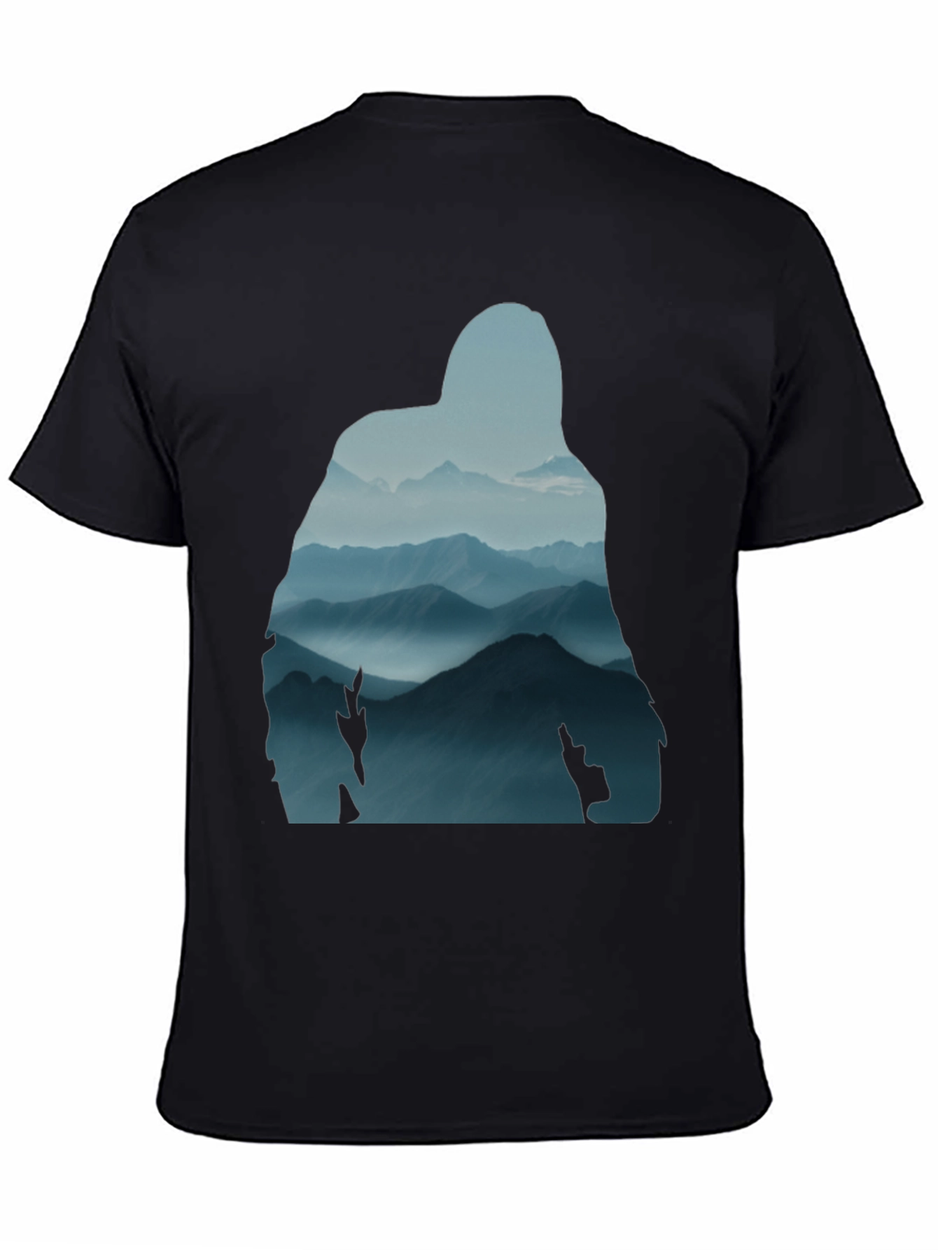 Mountain Silhouette Graphic Tee - Nature Lovers Shirt