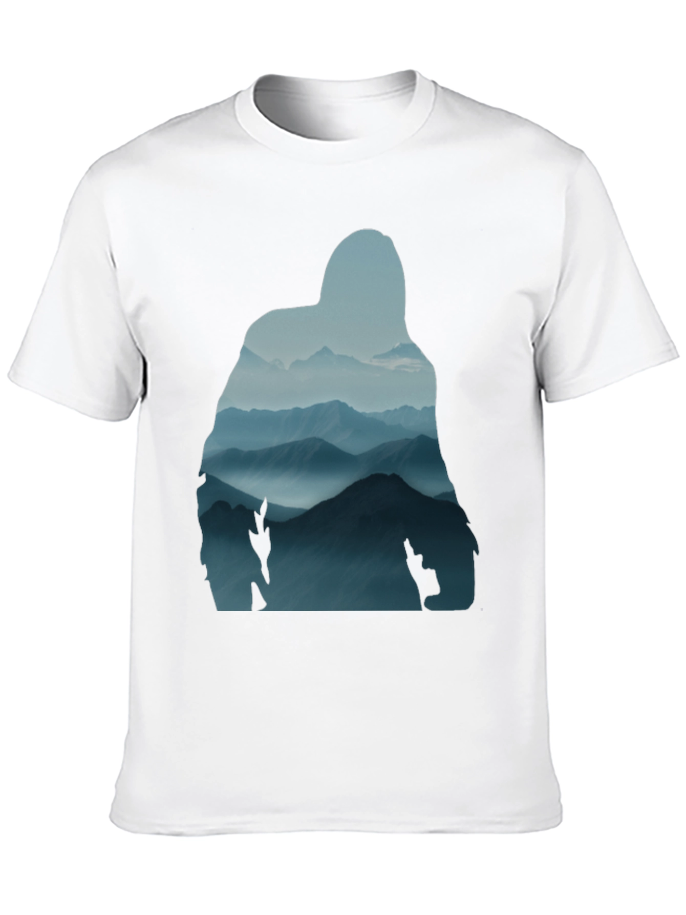 Mountain Silhouette Graphic Tee - Nature Lovers Shirt