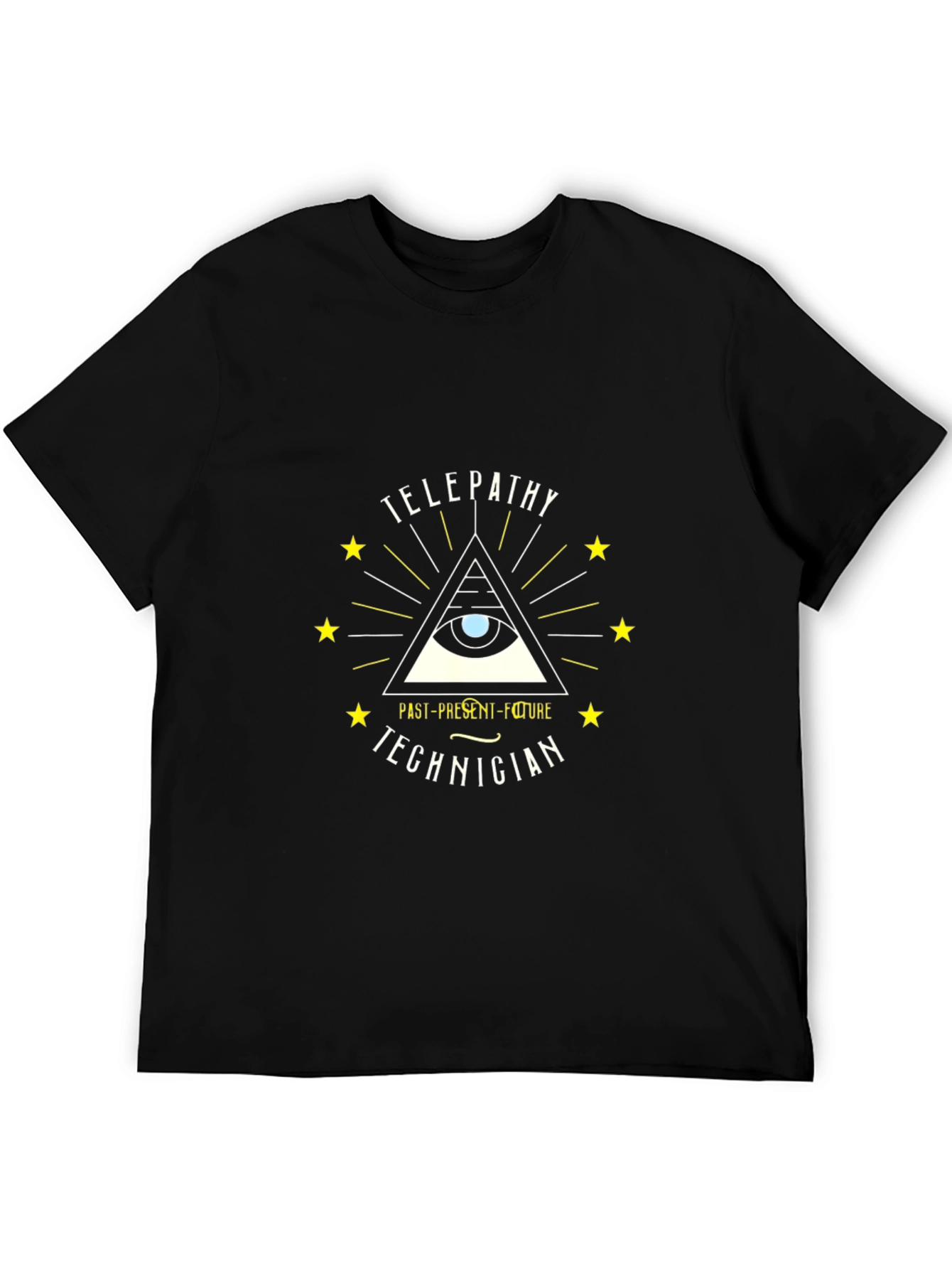 Telepathy Technician Black Graphic Tee