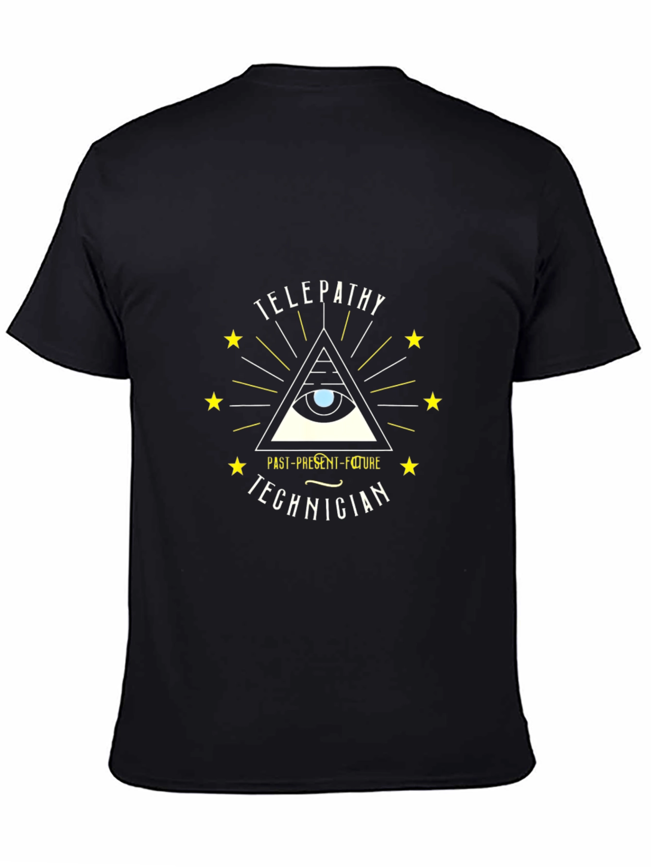 Telepathy Technician Black Graphic Tee
