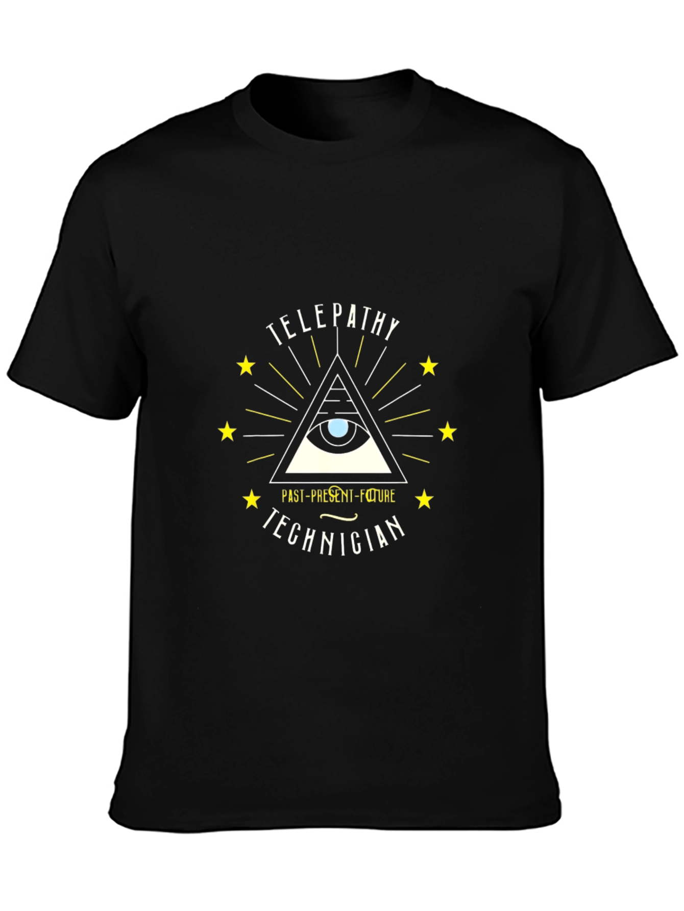 Telepathy Technician Black Graphic Tee