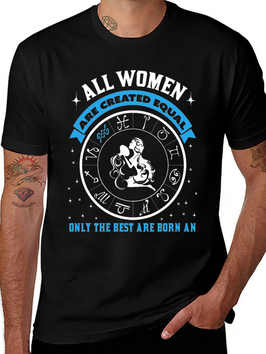 Zodiac Aquarius Womens Graphic T-Shirt