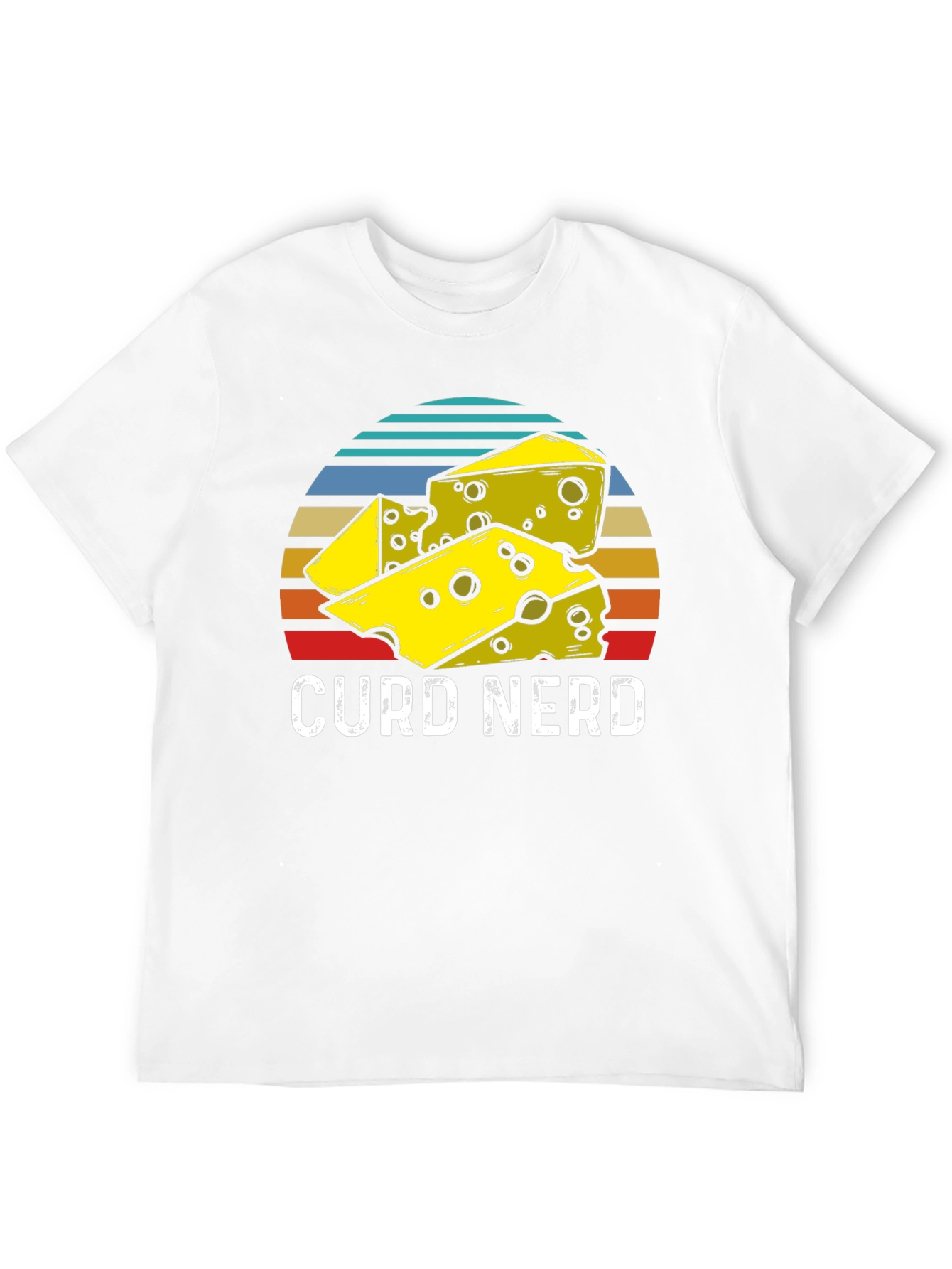 Curd Nerd Cheese Lover T-Shirt - Black