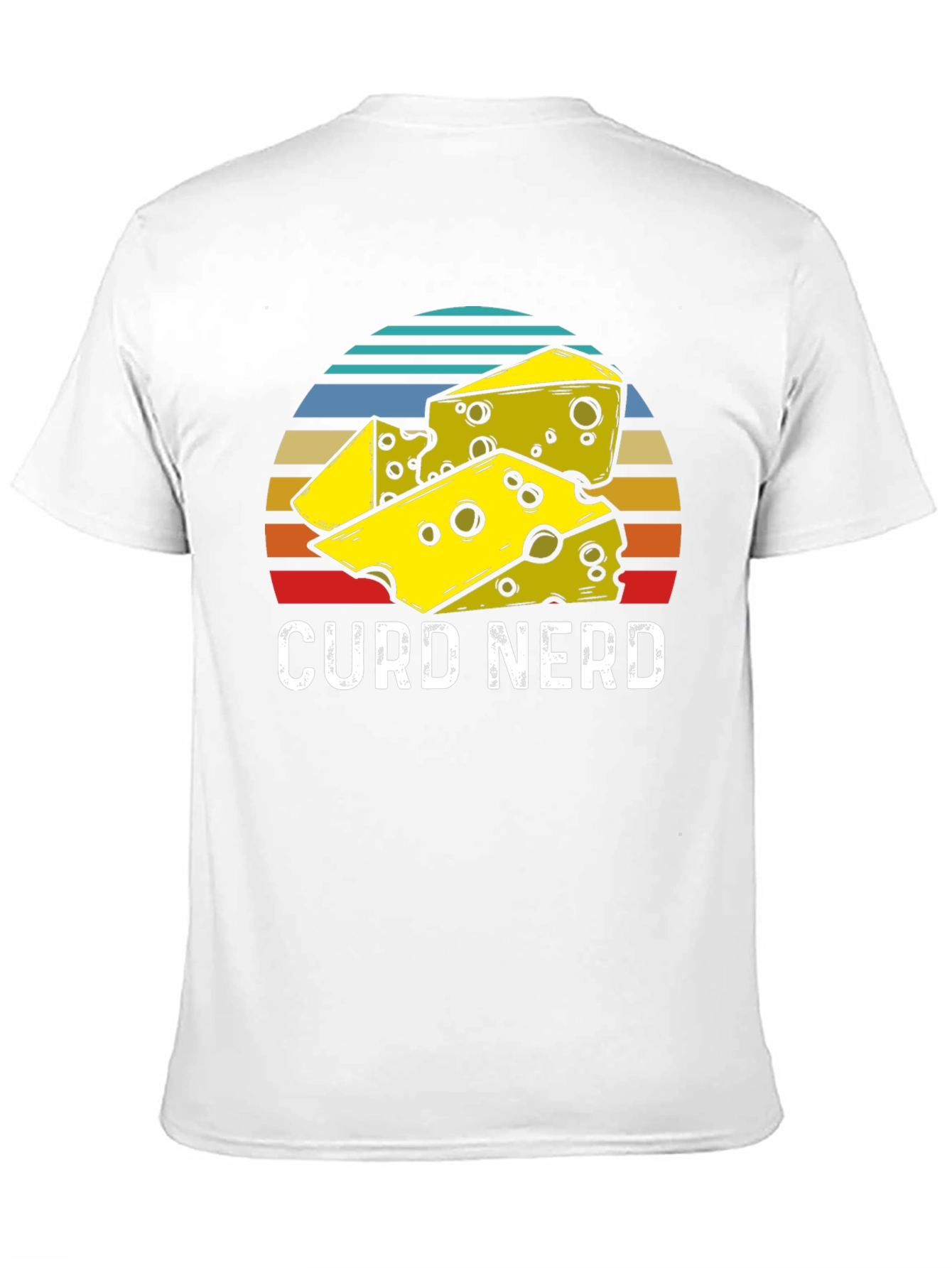 Curd Nerd Cheese Lover T-Shirt - Black