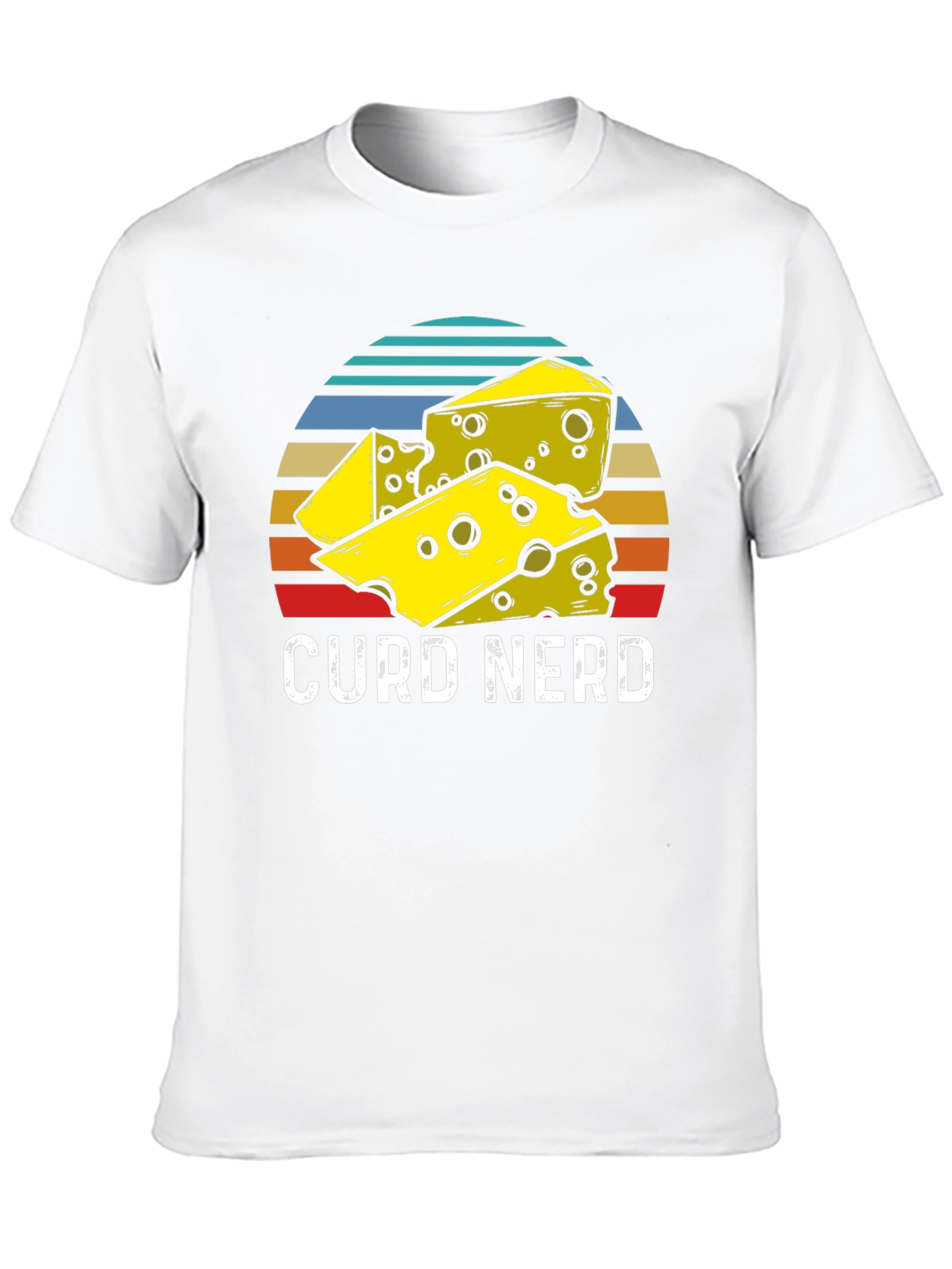 Curd Nerd Cheese Lover T-Shirt - Black