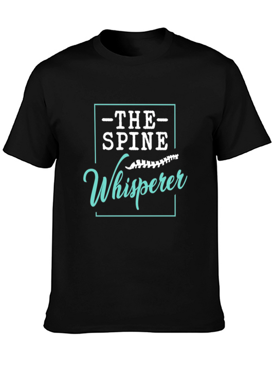 Chiropractor Humor Graphic T-Shirt - Spine Whisperer