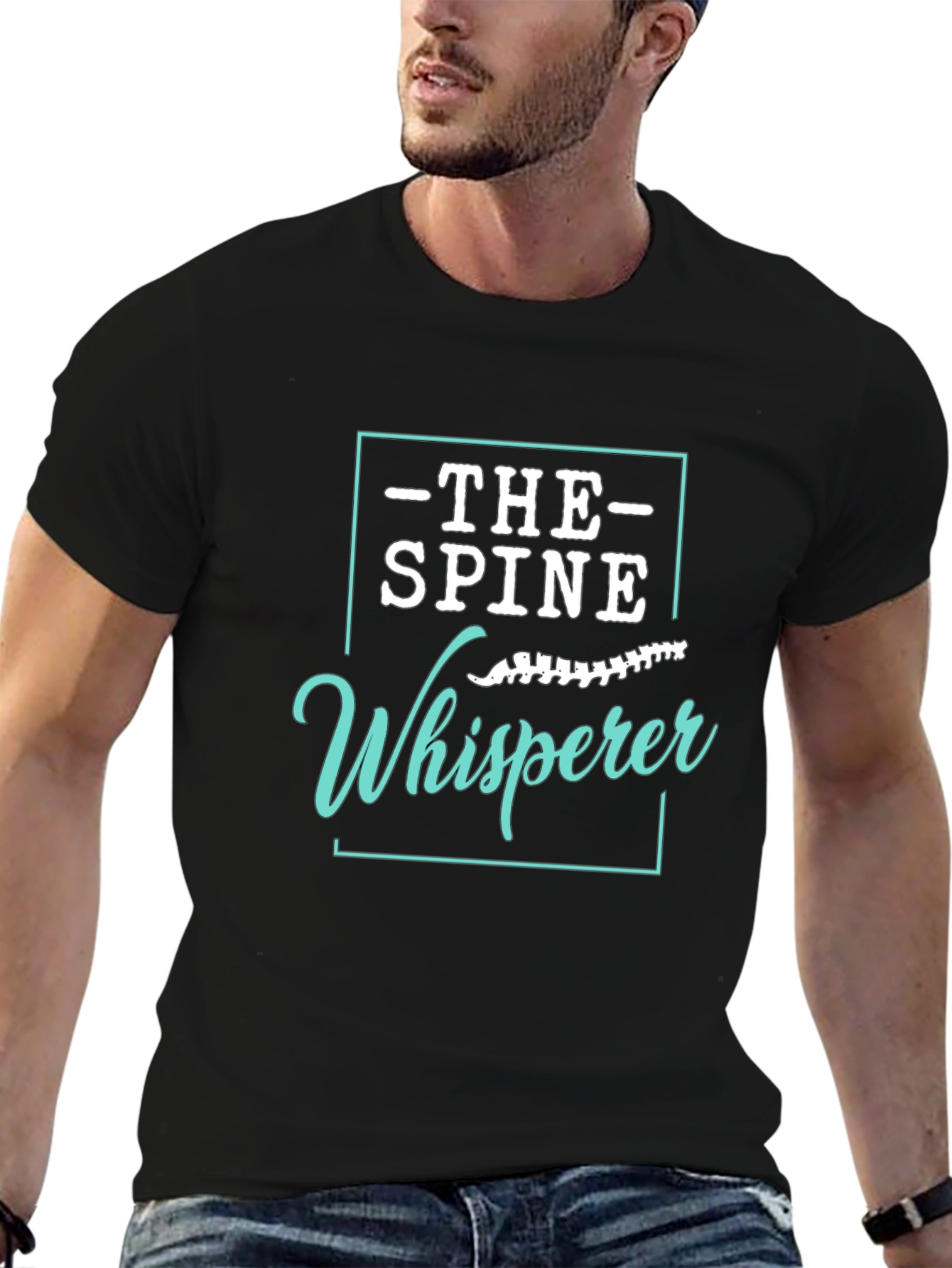 Chiropractor Humor Graphic T-Shirt - Spine Whisperer