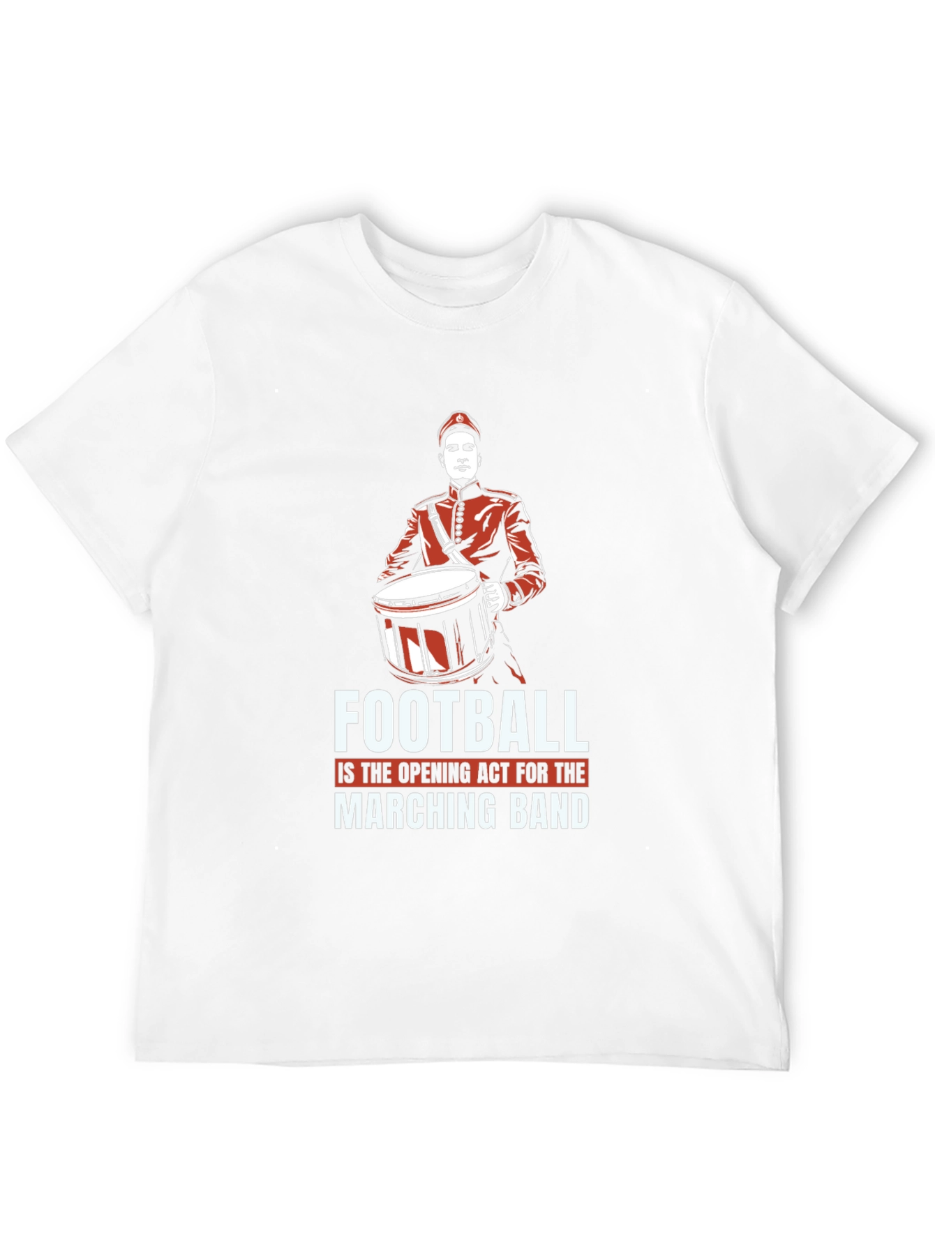 Marching Band Football T-Shirt