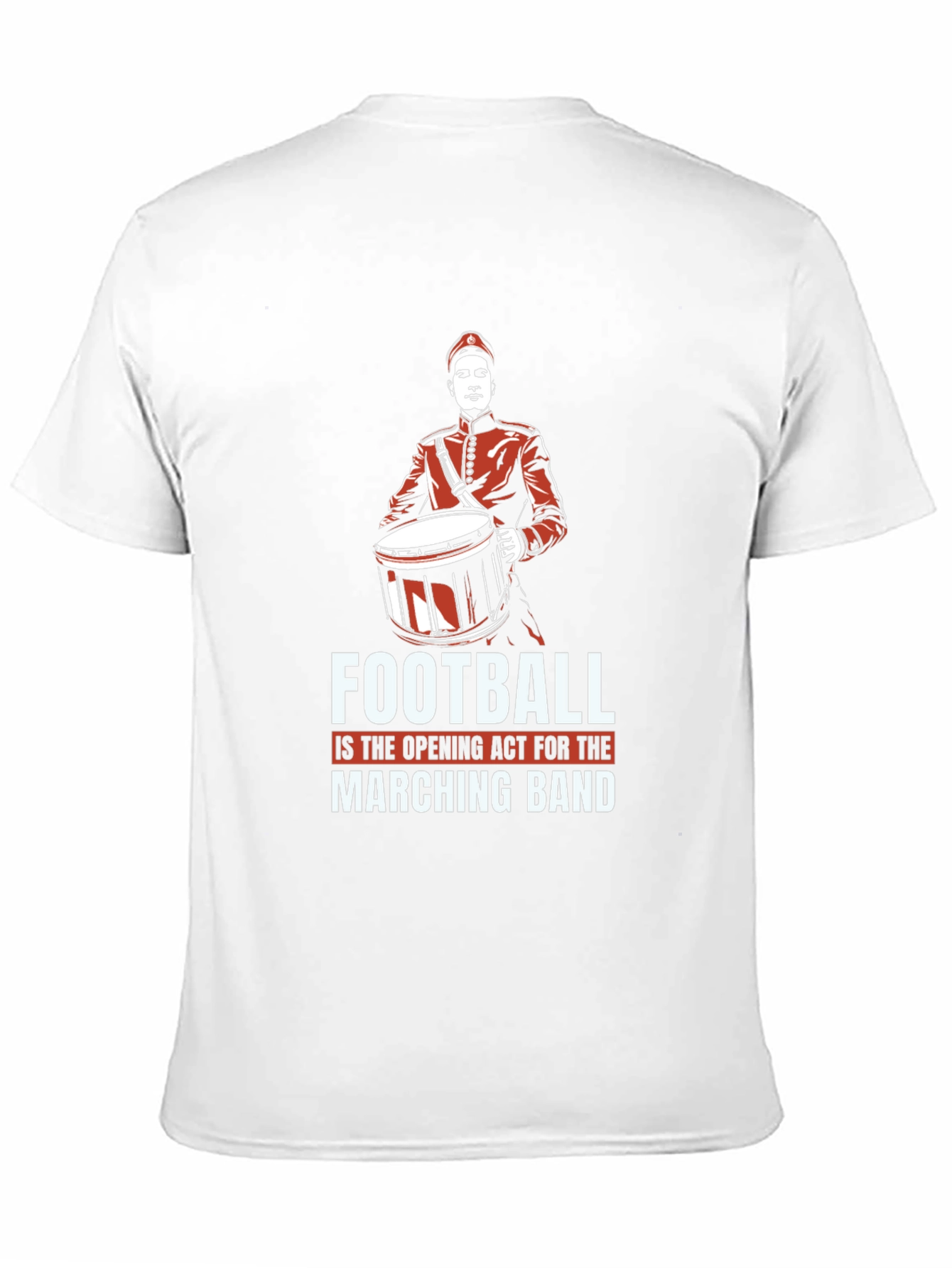 Marching Band Football T-Shirt