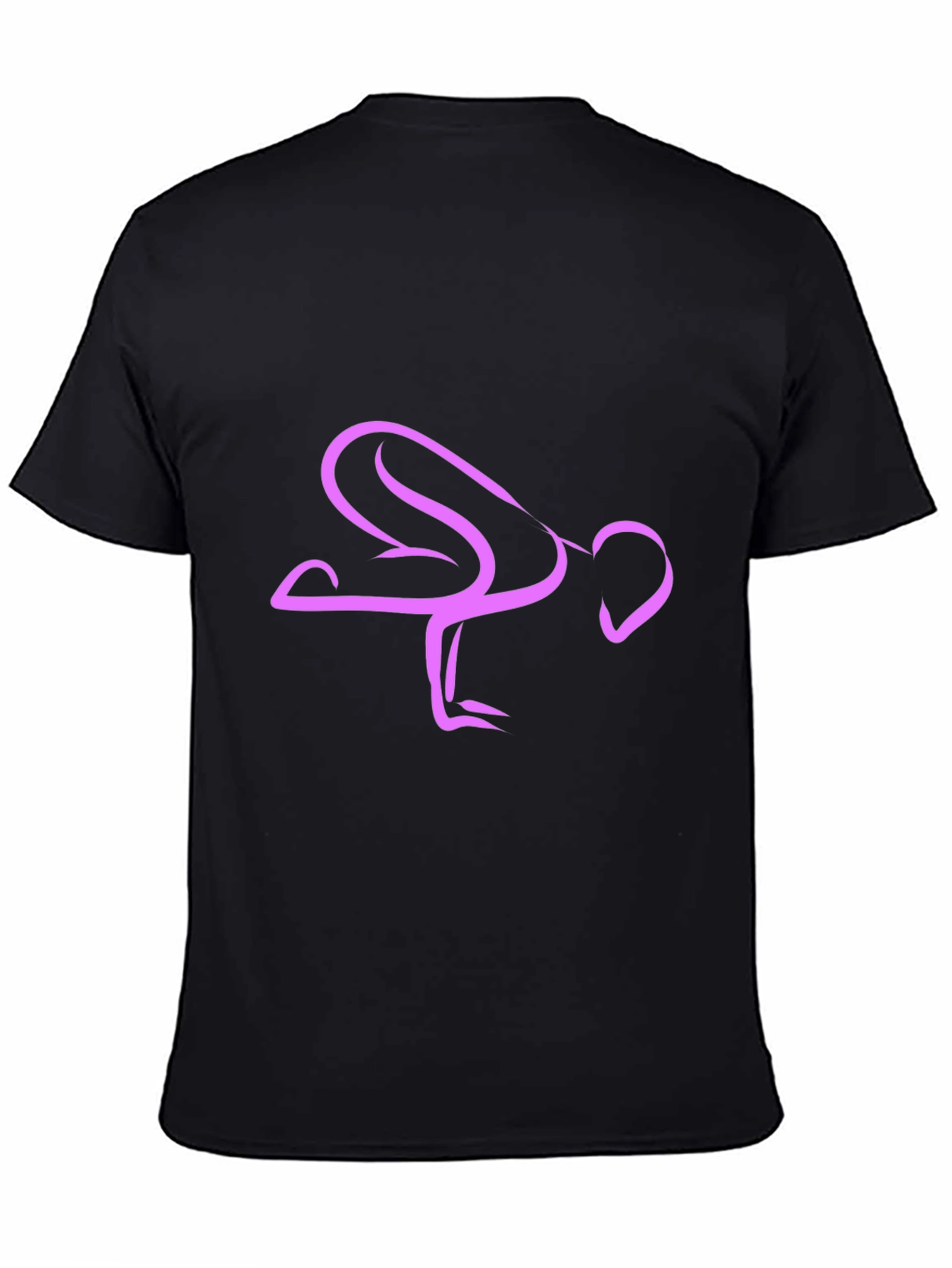 Yoga Pose Graphic Tee - Modern Design