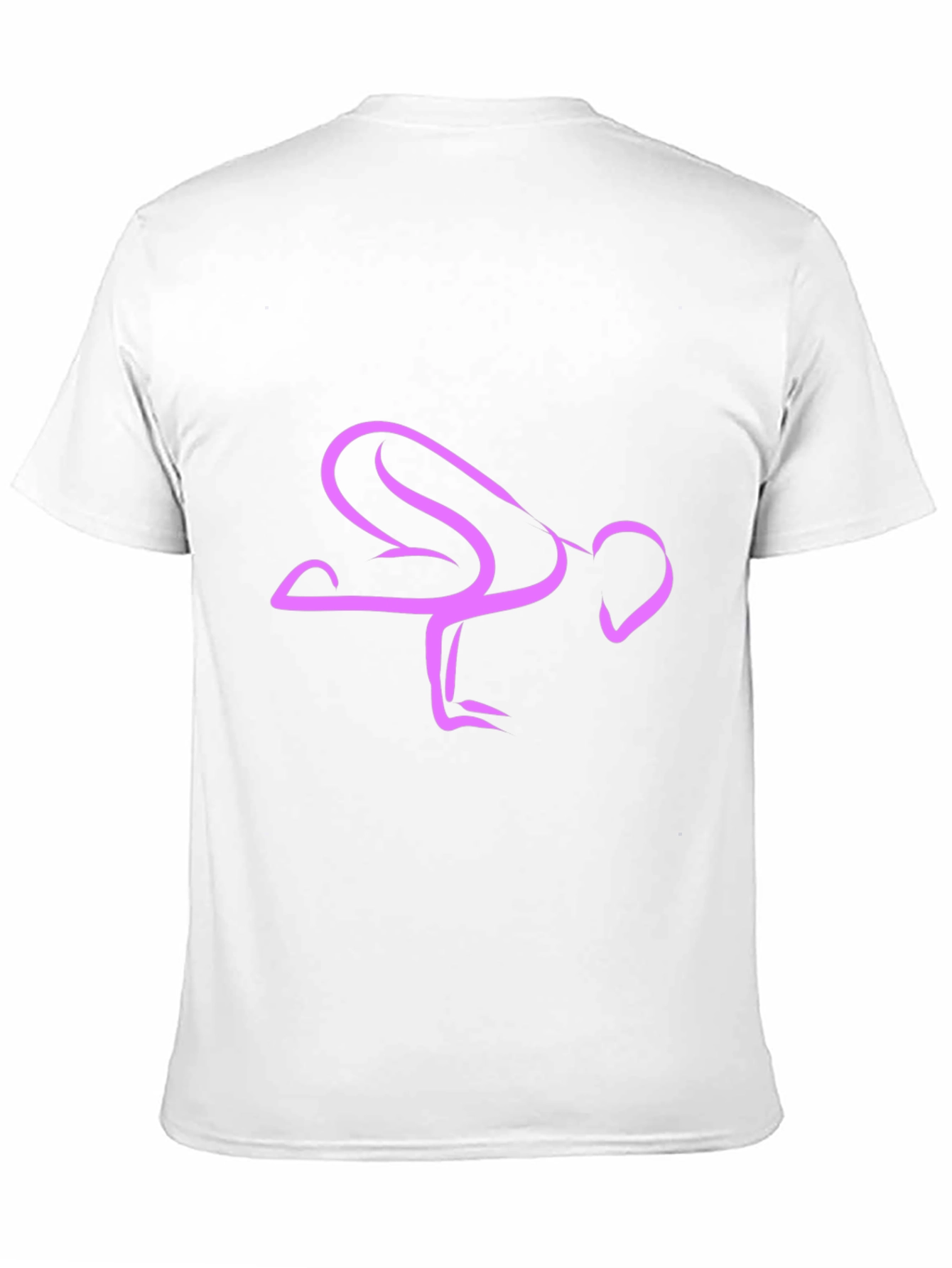 Yoga Pose Graphic Tee - Modern Design