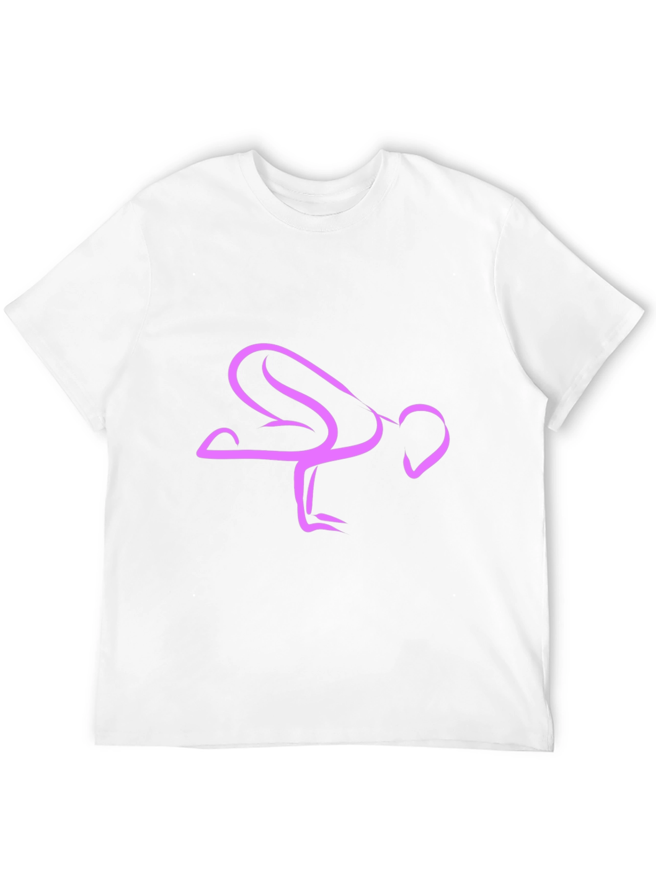 Yoga Pose Graphic Tee - Modern Design