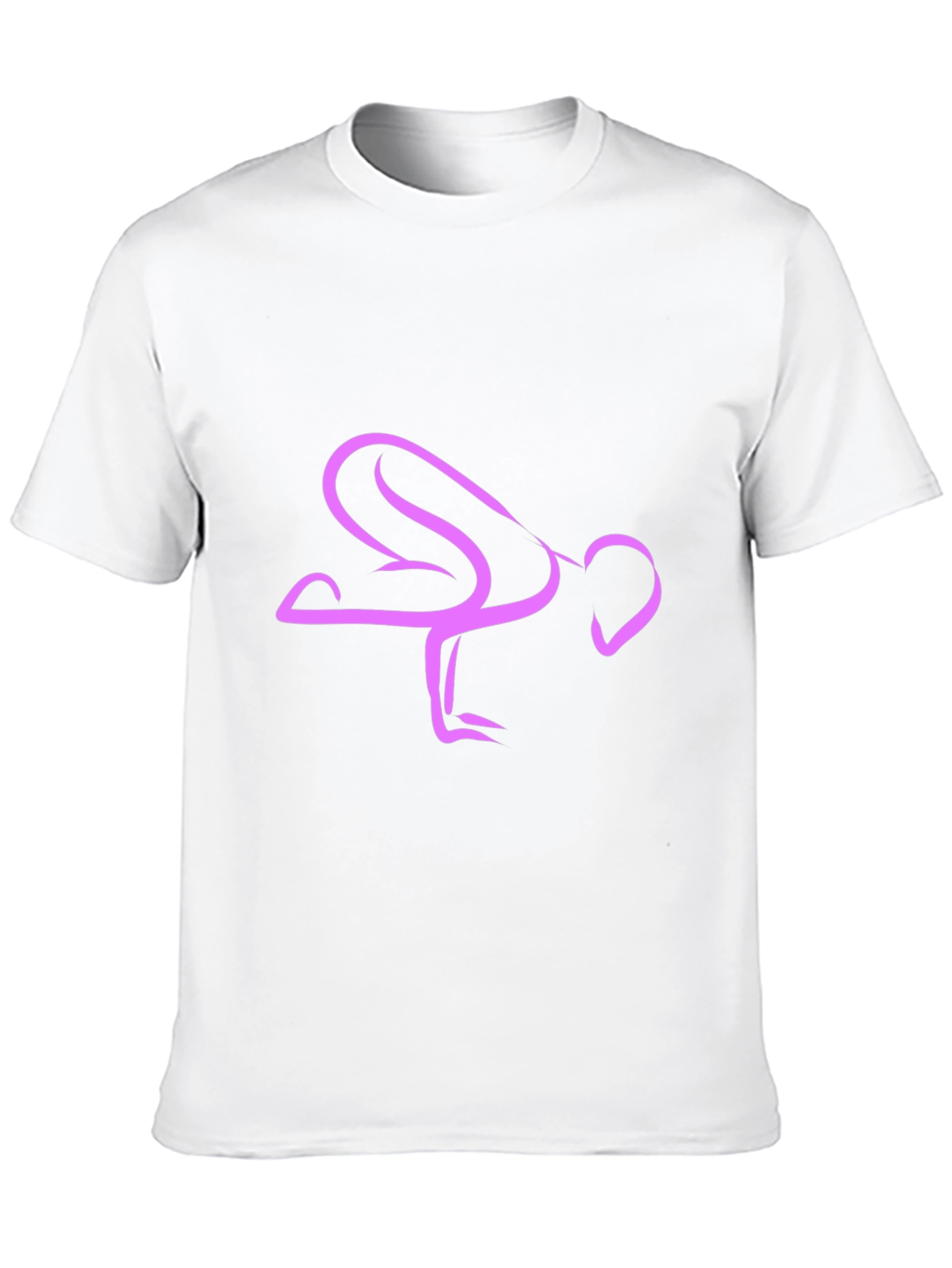 Yoga Pose Graphic Tee - Modern Design
