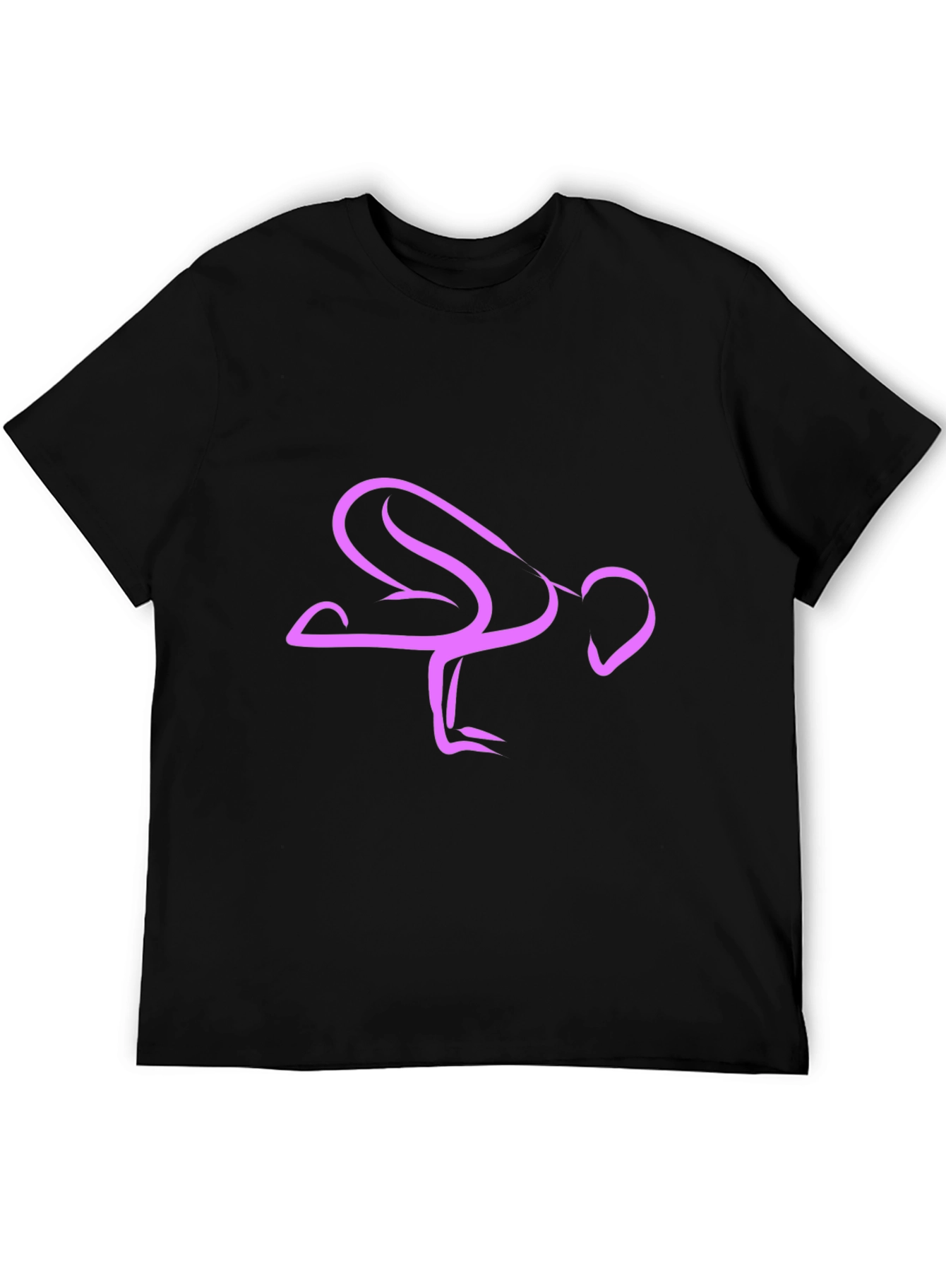 Yoga Pose Graphic Tee - Modern Design
