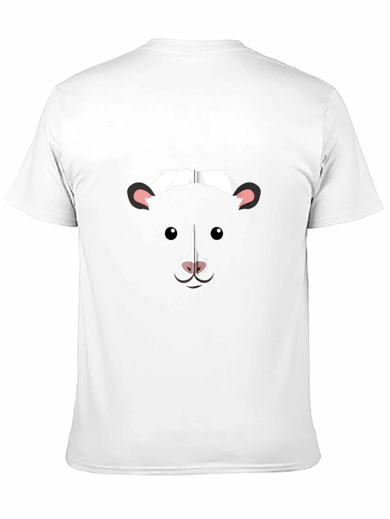 Skunk Face Graphic T-Shirt - Black Cotton Tee