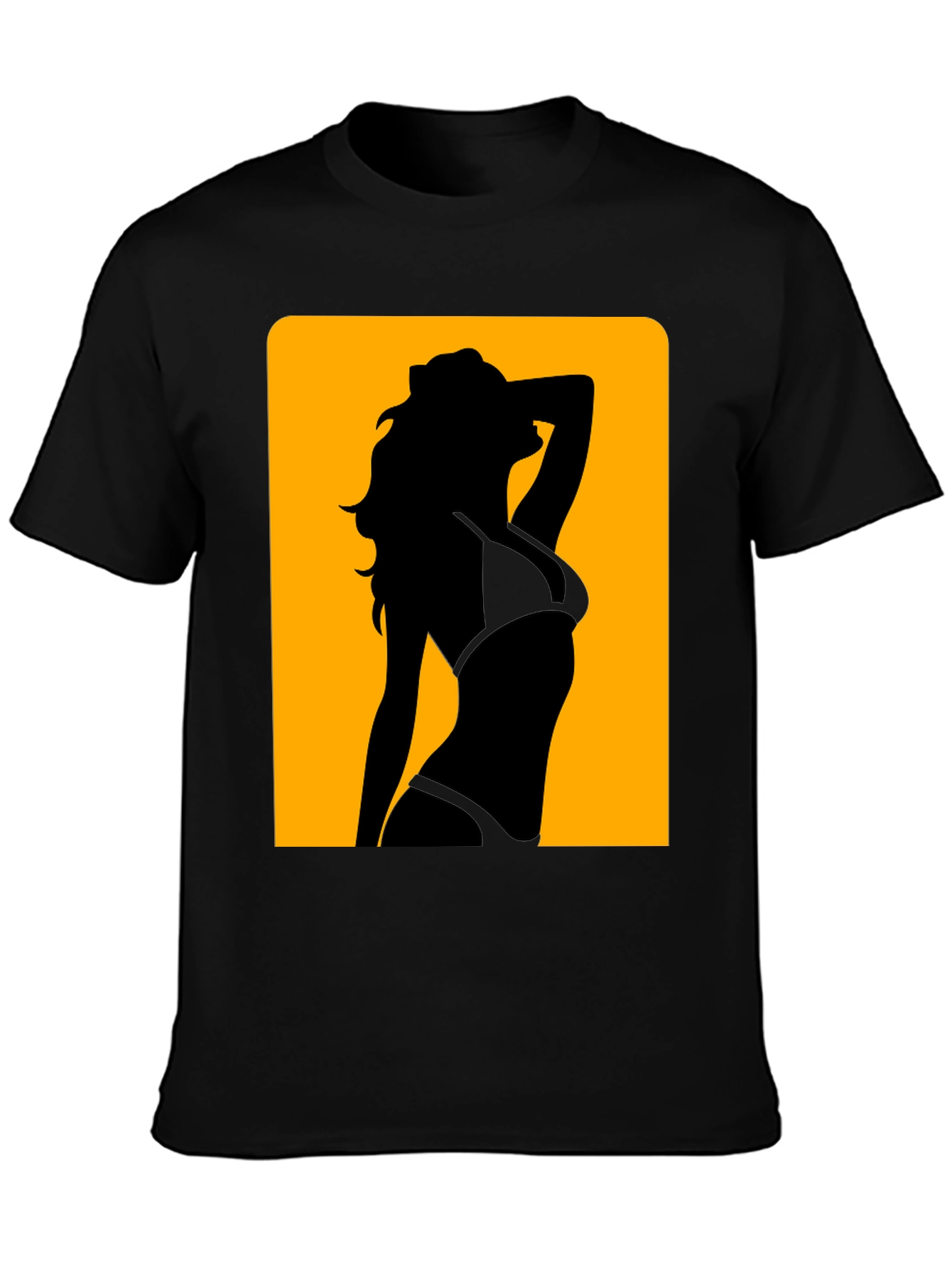 Silhouette Woman Graphic Tee - Modern Design