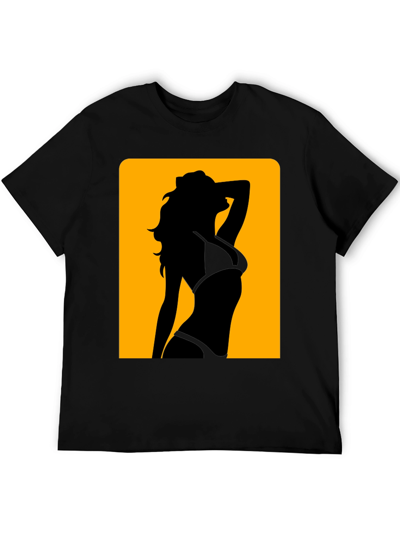Silhouette Woman Graphic Tee - Modern Design