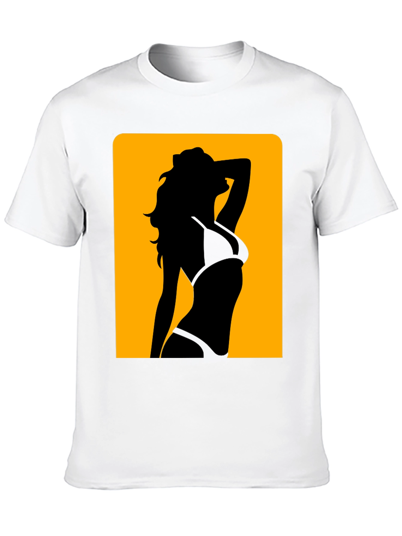 Silhouette Woman Graphic Tee - Modern Design