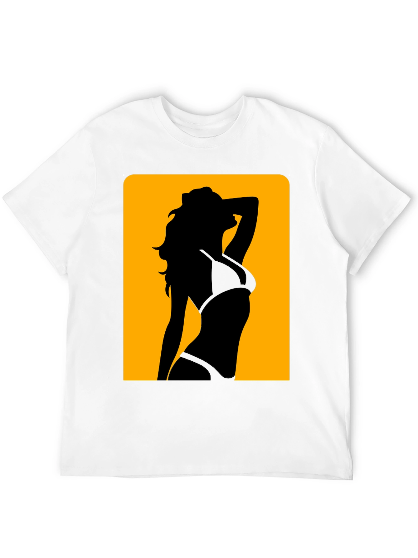 Silhouette Woman Graphic Tee - Modern Design