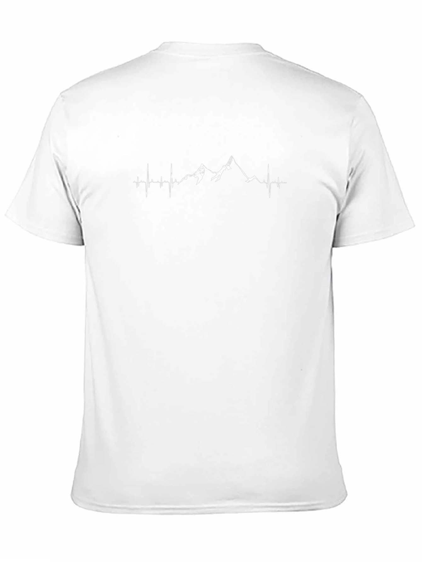 Mountain Heartbeat Graphic Tee - Black