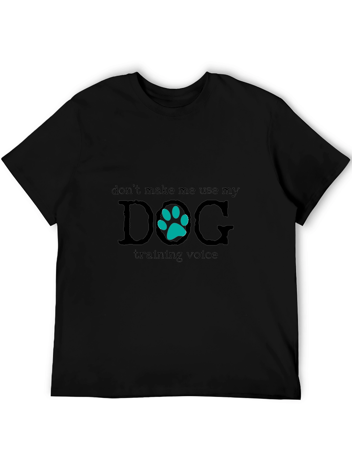Dog Training Voice Black T-Shirt