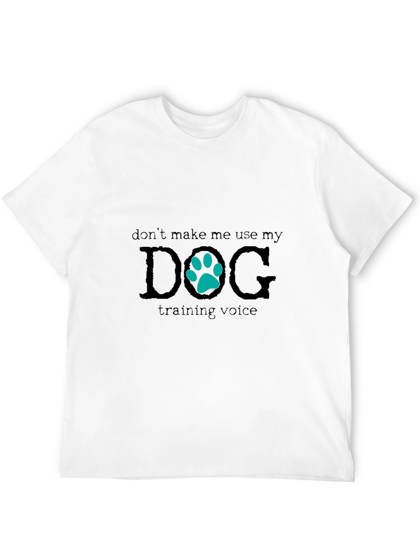 Dog Training Voice Black T-Shirt