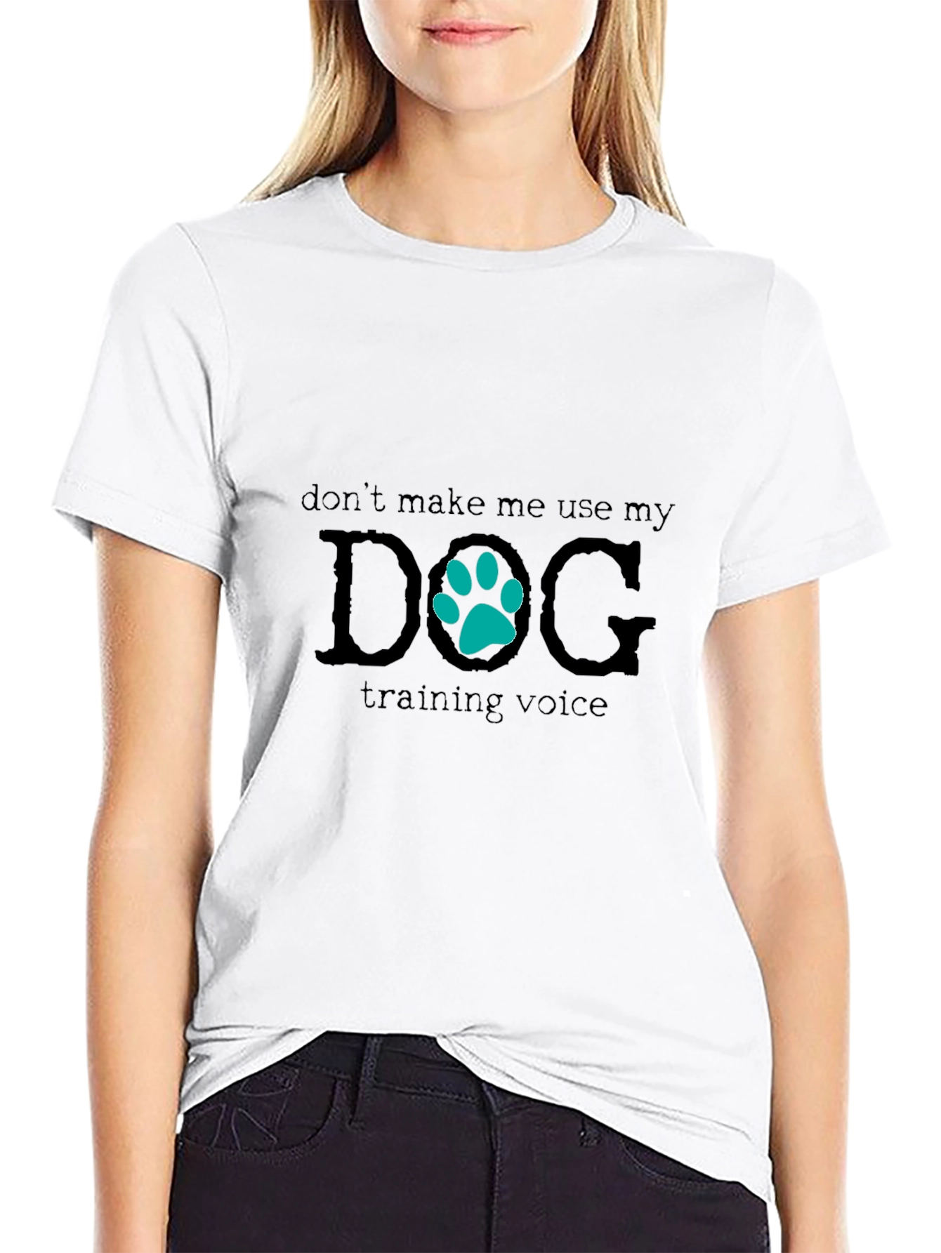 Dog Training Voice Black T-Shirt