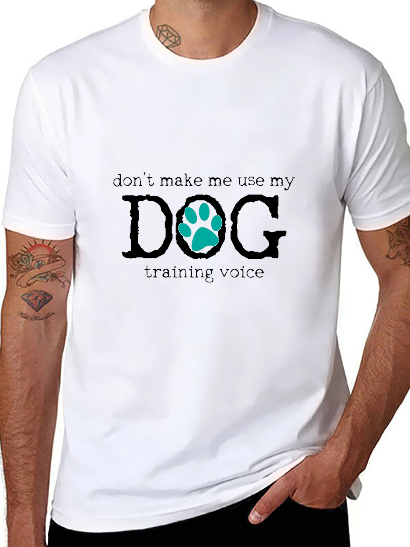 Dog Training Voice Black T-Shirt
