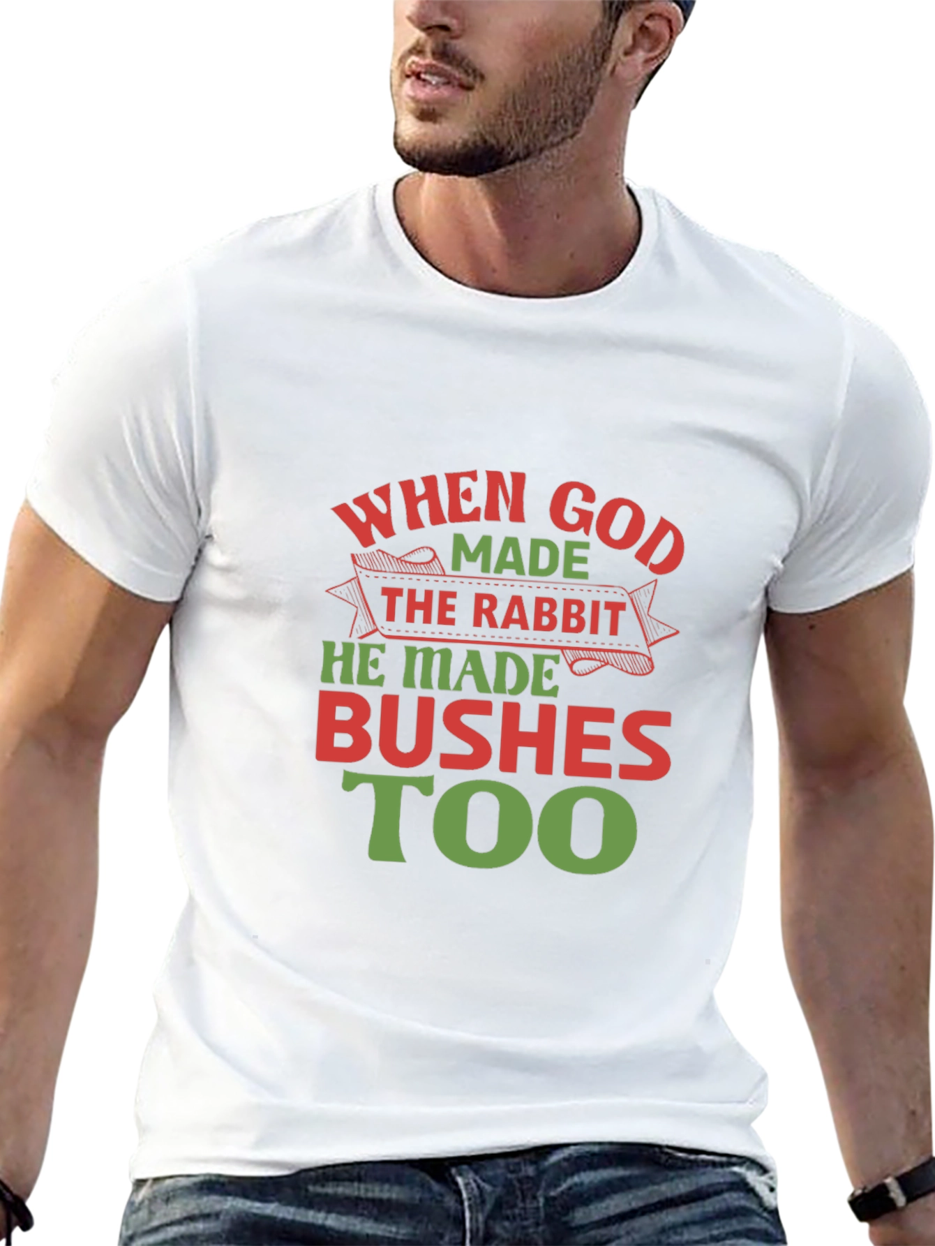 When God Made the Rabbit T-Shirt