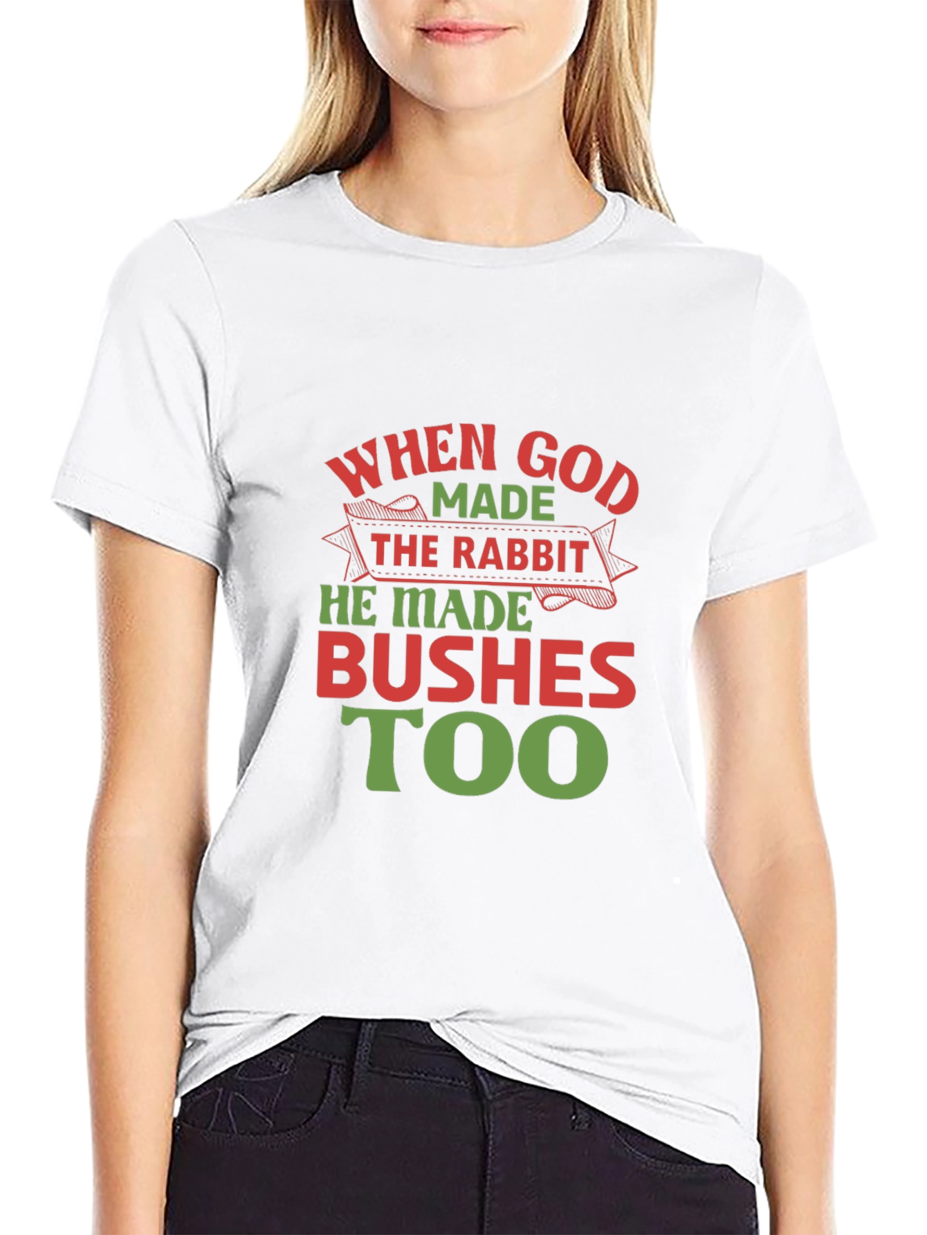 When God Made the Rabbit T-Shirt